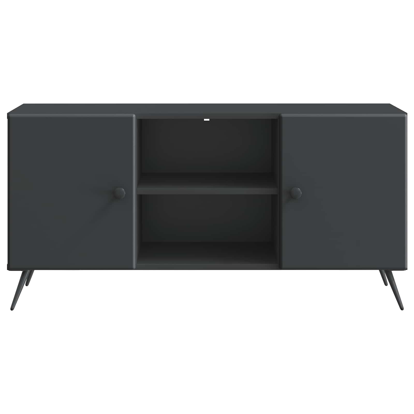 Meuble TV Noir 102 x 34,5 x 50 cm Bois d'ingénierie - XIOS