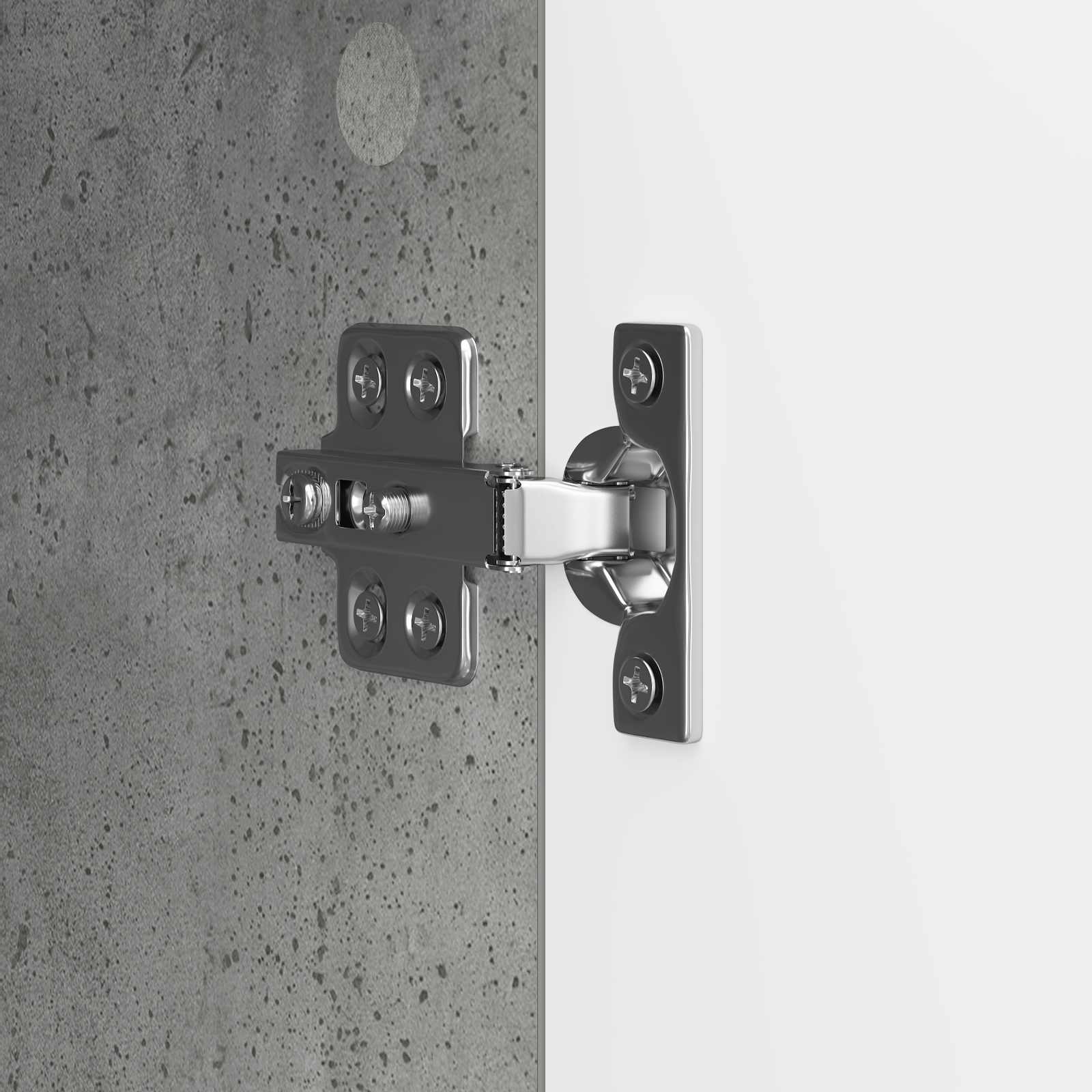 Meuble TV Gris béton 102 x 34,5 x 50 cm Bois d'ingénierie - XIOS