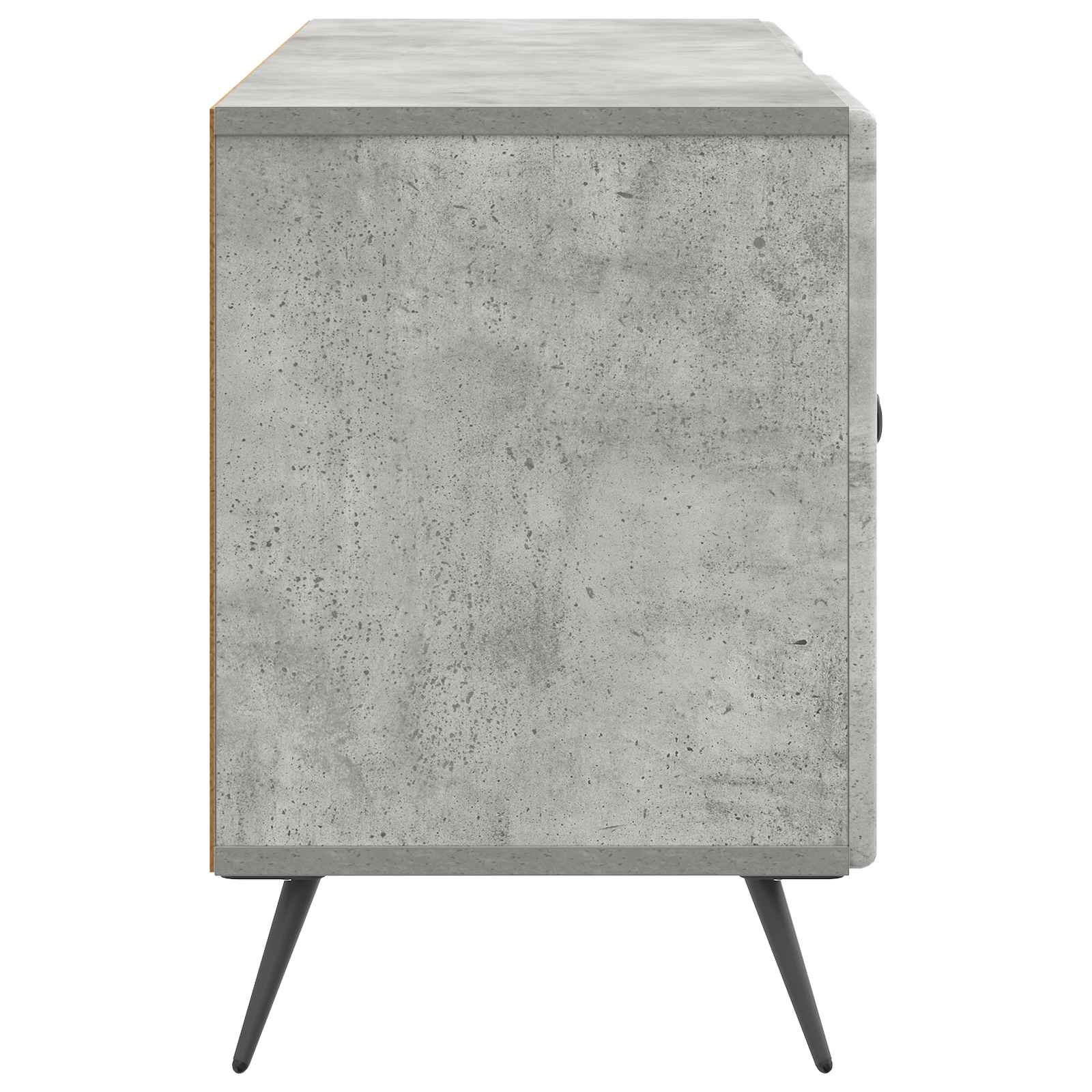 Meuble TV Gris béton 102 x 34,5 x 50 cm Bois d'ingénierie - XIOS