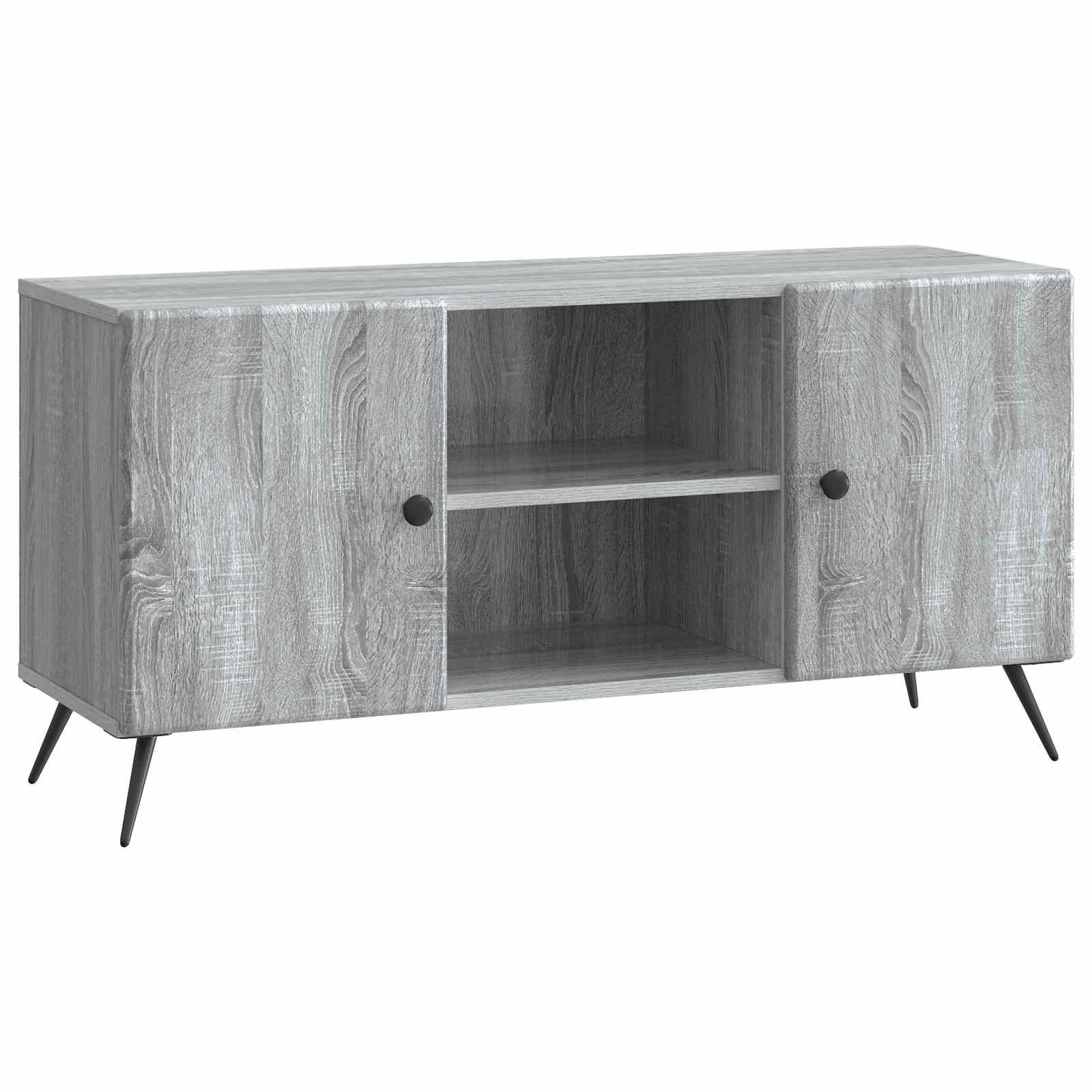 Meuble TV Sonoma gris 102 x 34,5 x 50 cm Bois d'ingénierie - XIOS
