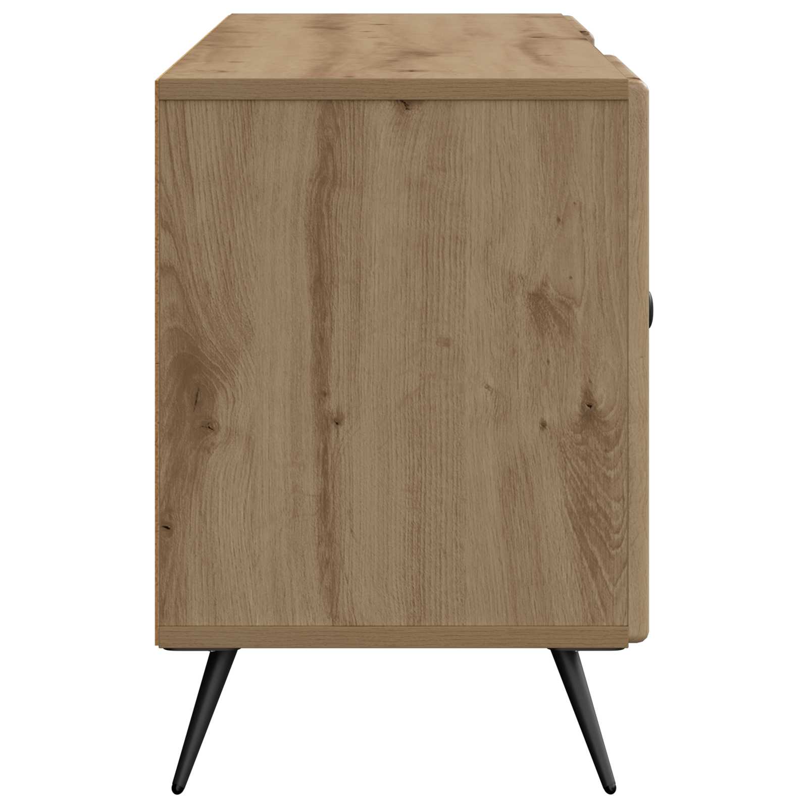 Meuble TV Chêne artisanal 102 x 34,5 x 50 cm Bois d'ingénierie - XIOS
