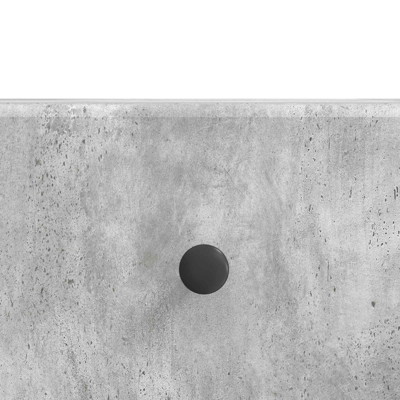 Meuble TV Gris béton 147 x 34,5 x 30 cm Bois d'ingénierie - XIOS