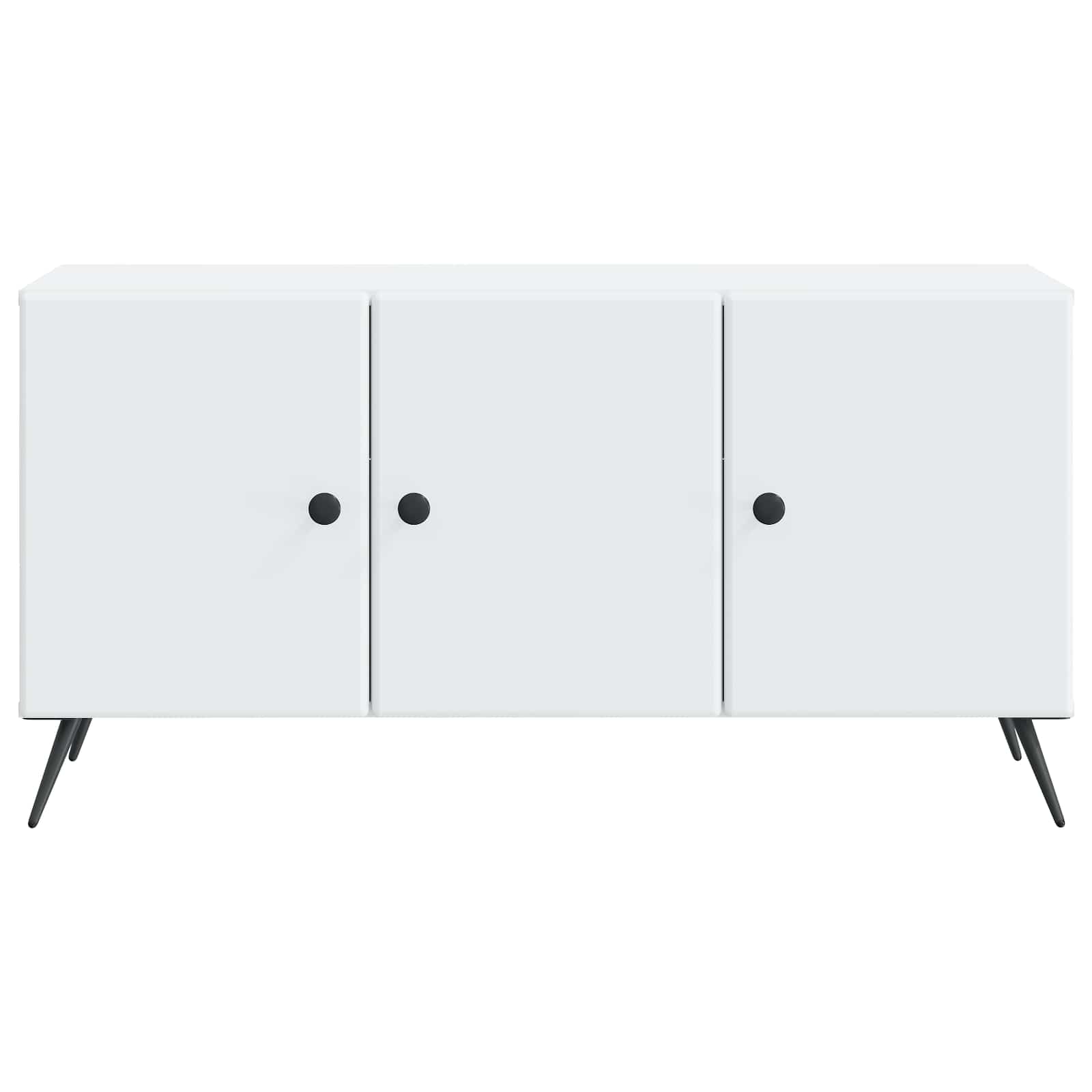 Meuble TV Blanc 99 x 34,5 x 50 cm Bois d'ingénierie - XIOS