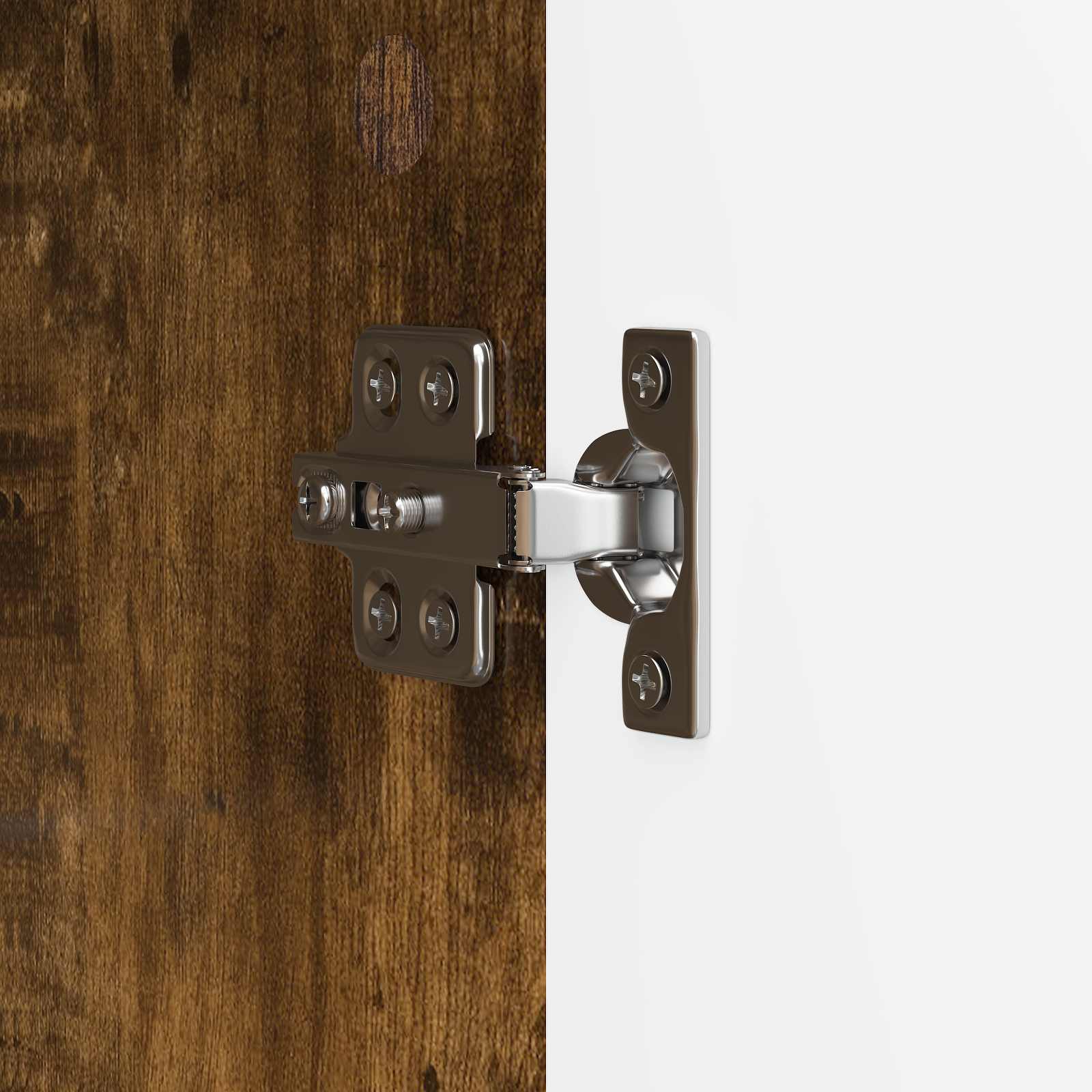 Meuble TV Chêne fumé 99 x 34,5 x 50 cm Bois d'ingénierie - XIOS