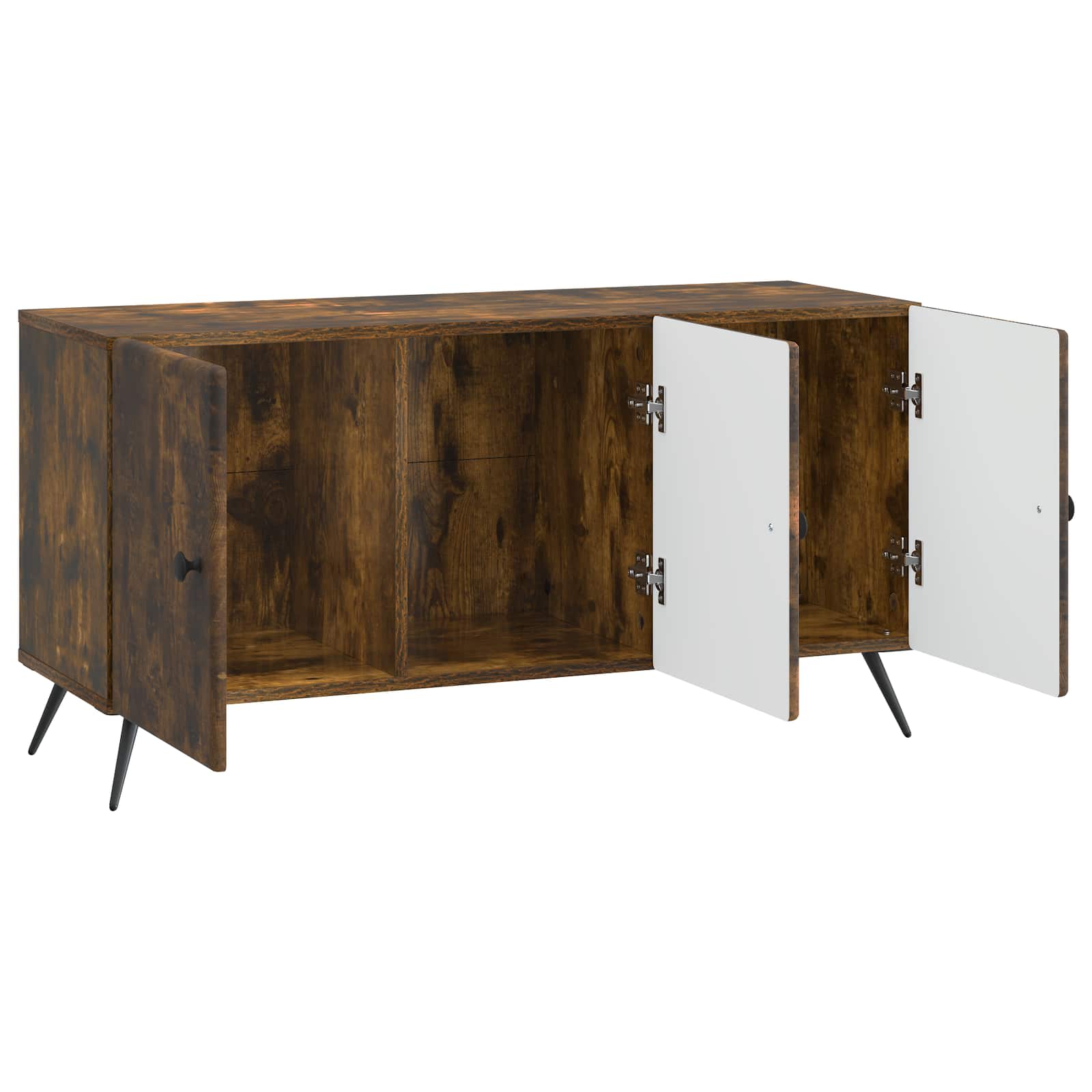 Meuble TV Chêne fumé 99 x 34,5 x 50 cm Bois d'ingénierie - XIOS