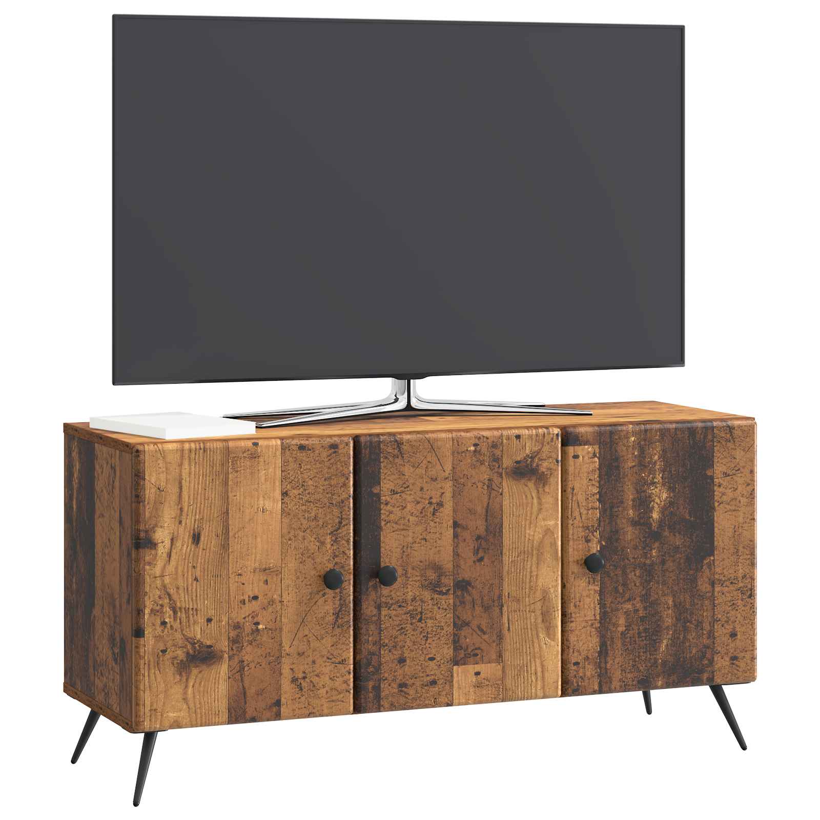 Meuble TV Bois ancien 99 x 34,5 x 50 cm Bois d'ingénierie - XIOS