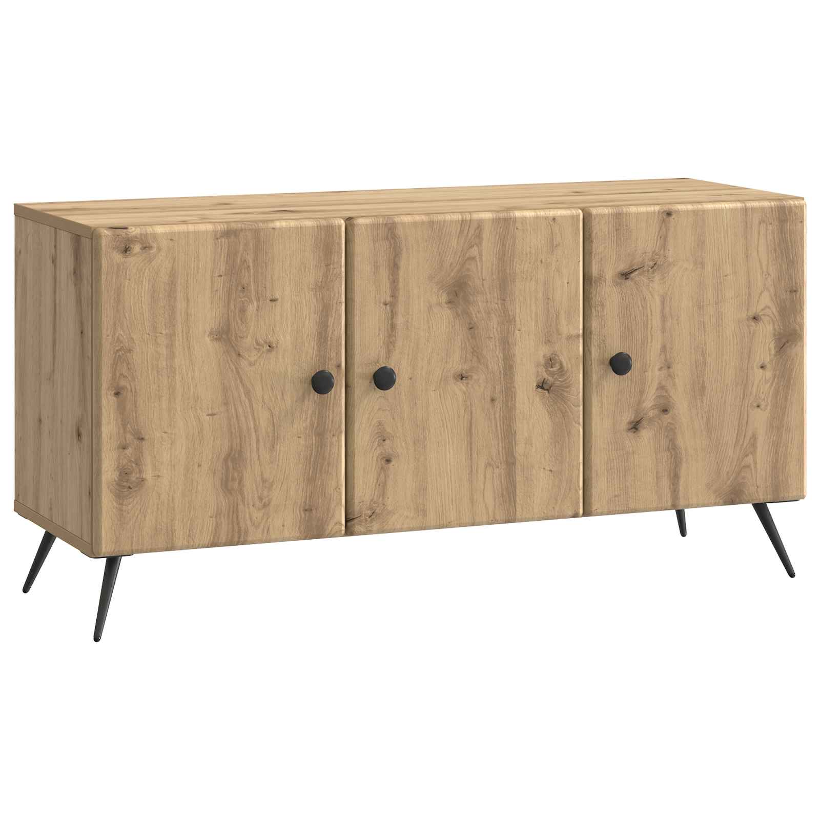 Meuble TV Chêne artisanal 99 x 34,5 x 50 cm Bois d'ingénierie - XIOS
