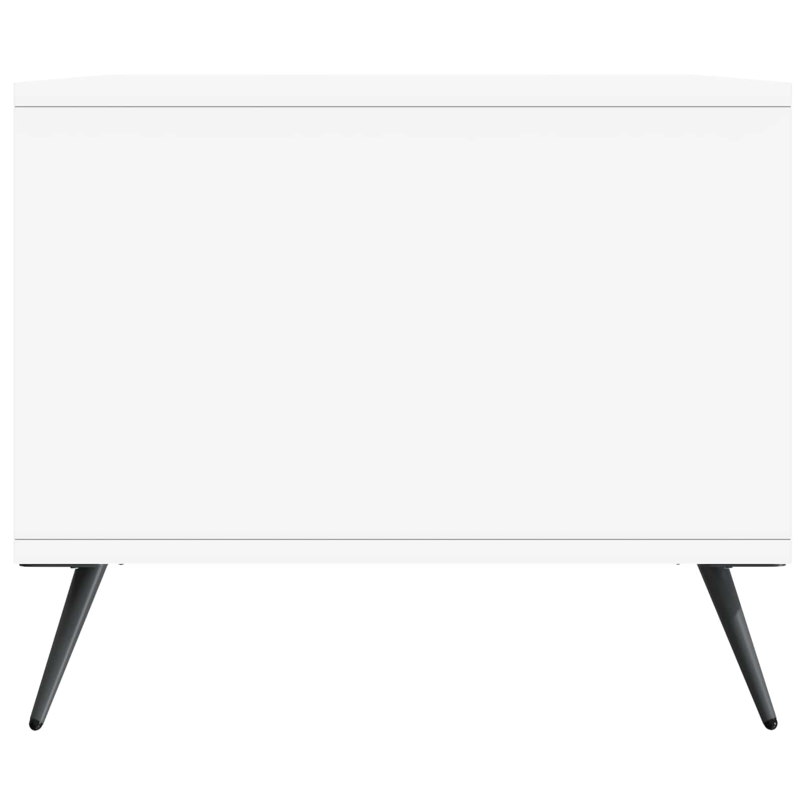 Table basse Blanc 90 x 50 x 40 cm Bois d'ingénierie - XIOS