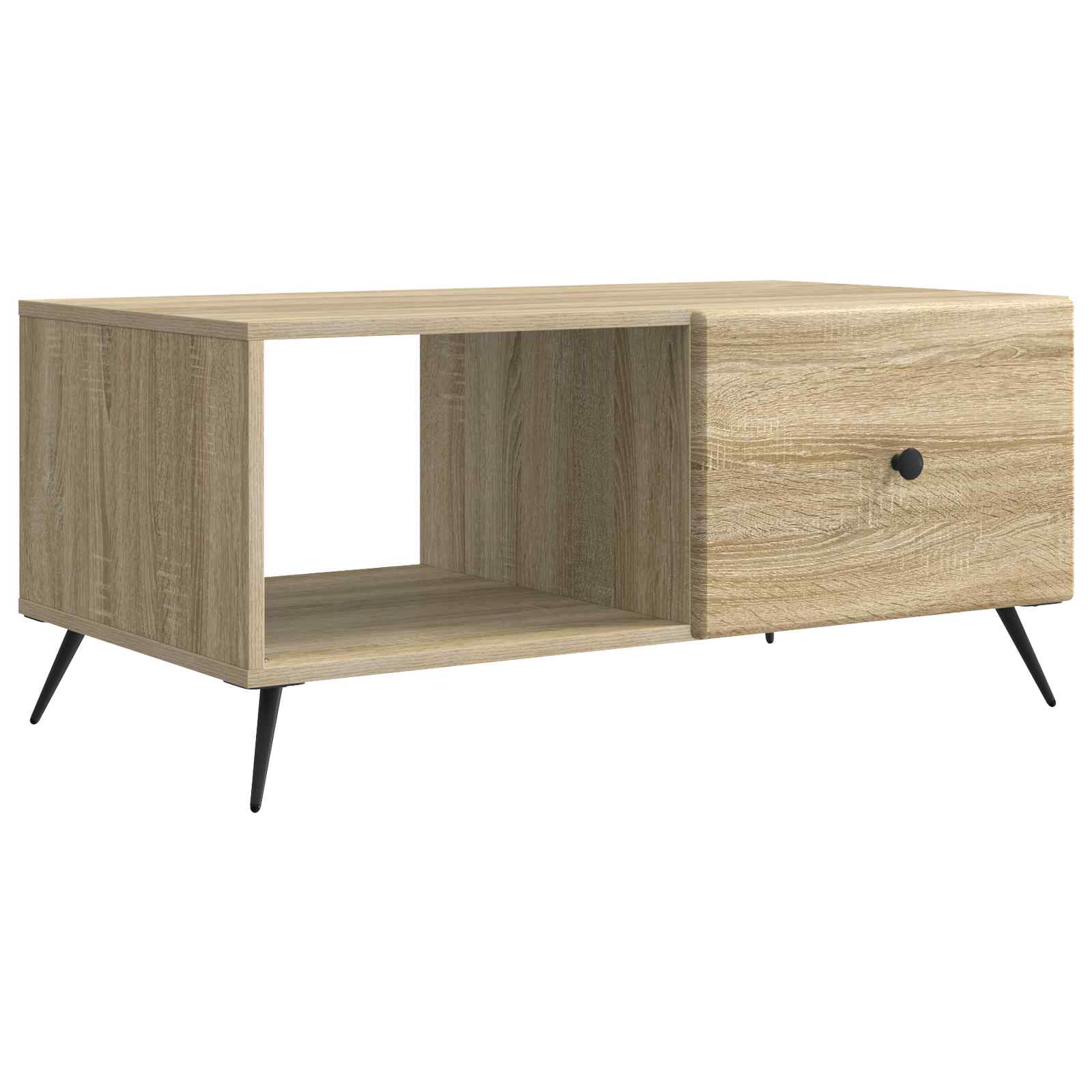 Table basse Chêne Sonoma 90 x 50 x 40 cm Bois d'ingénierie - XIOS