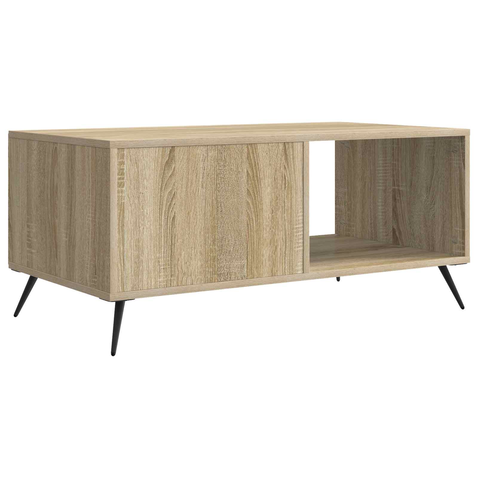 Table basse Chêne Sonoma 90 x 50 x 40 cm Bois d'ingénierie - XIOS