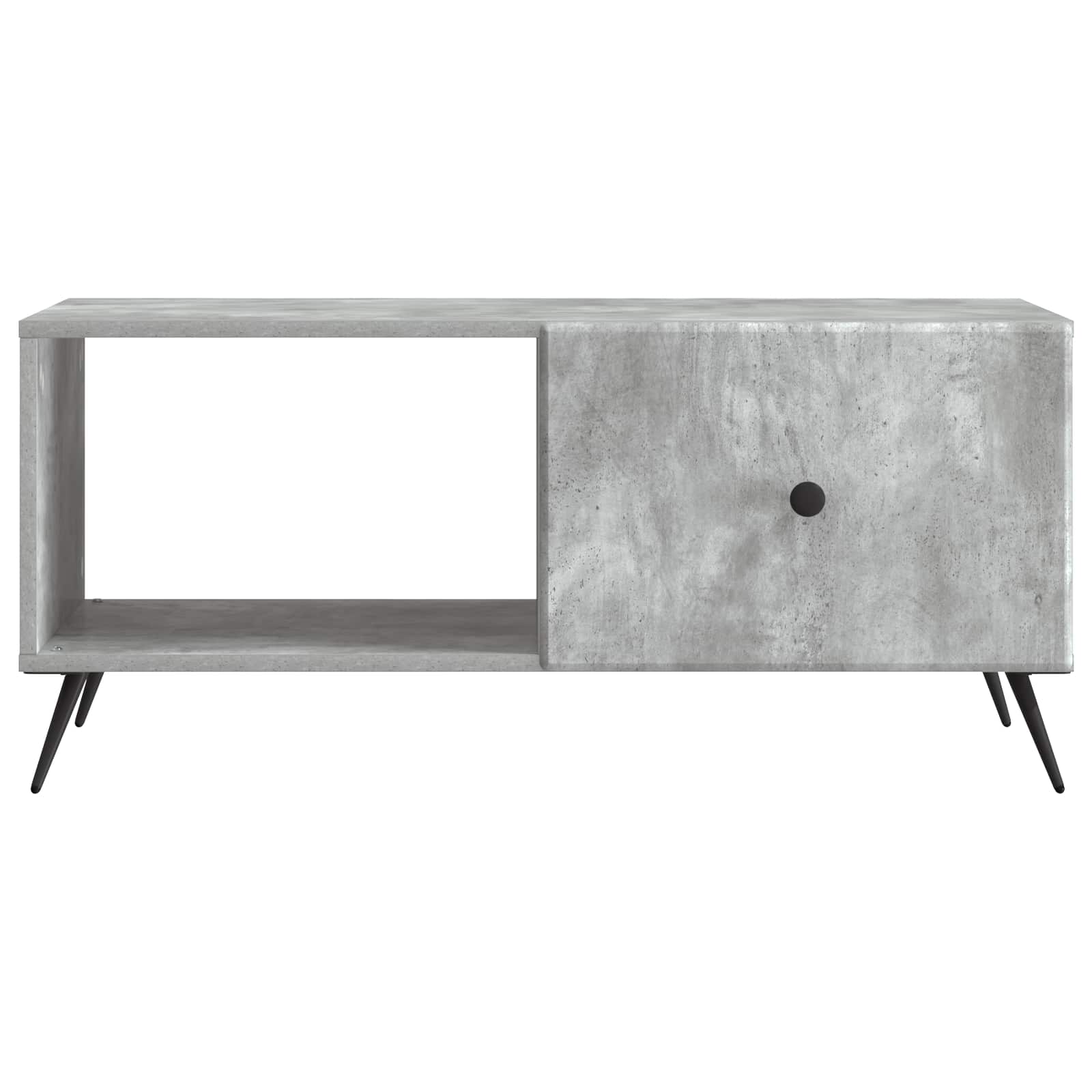 Table basse Gris béton 90 x 50 x 40 cm Bois d'ingénierie - XIOS