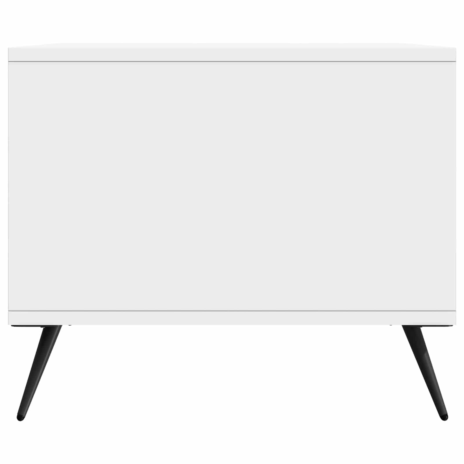 Table basse Blanc brillant 90 x 50 x 40 cm Bois d'ingénierie - XIOS