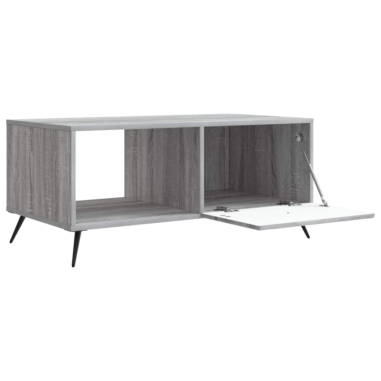Table basse Sonoma gris 90 x 50 x 40 cm Bois d'ingénierie - XIOS