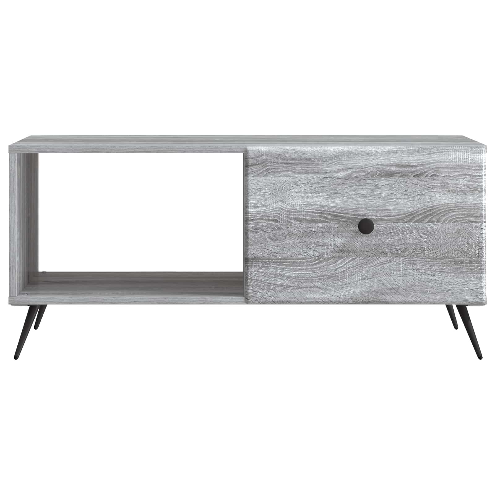 Table basse Sonoma gris 90 x 50 x 40 cm Bois d'ingénierie - XIOS