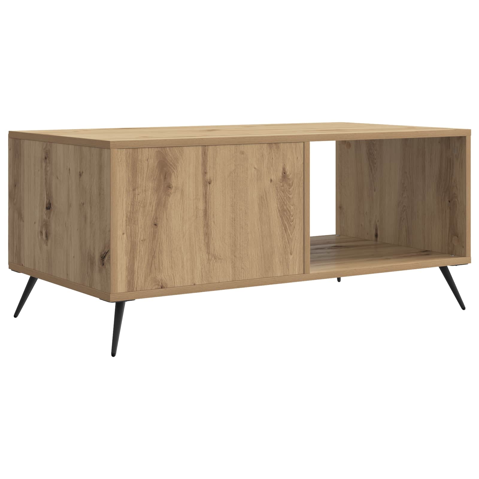 Table basse Chêne artisanal 90 x 50 x 40 cm Bois d'ingénierie - XIOS