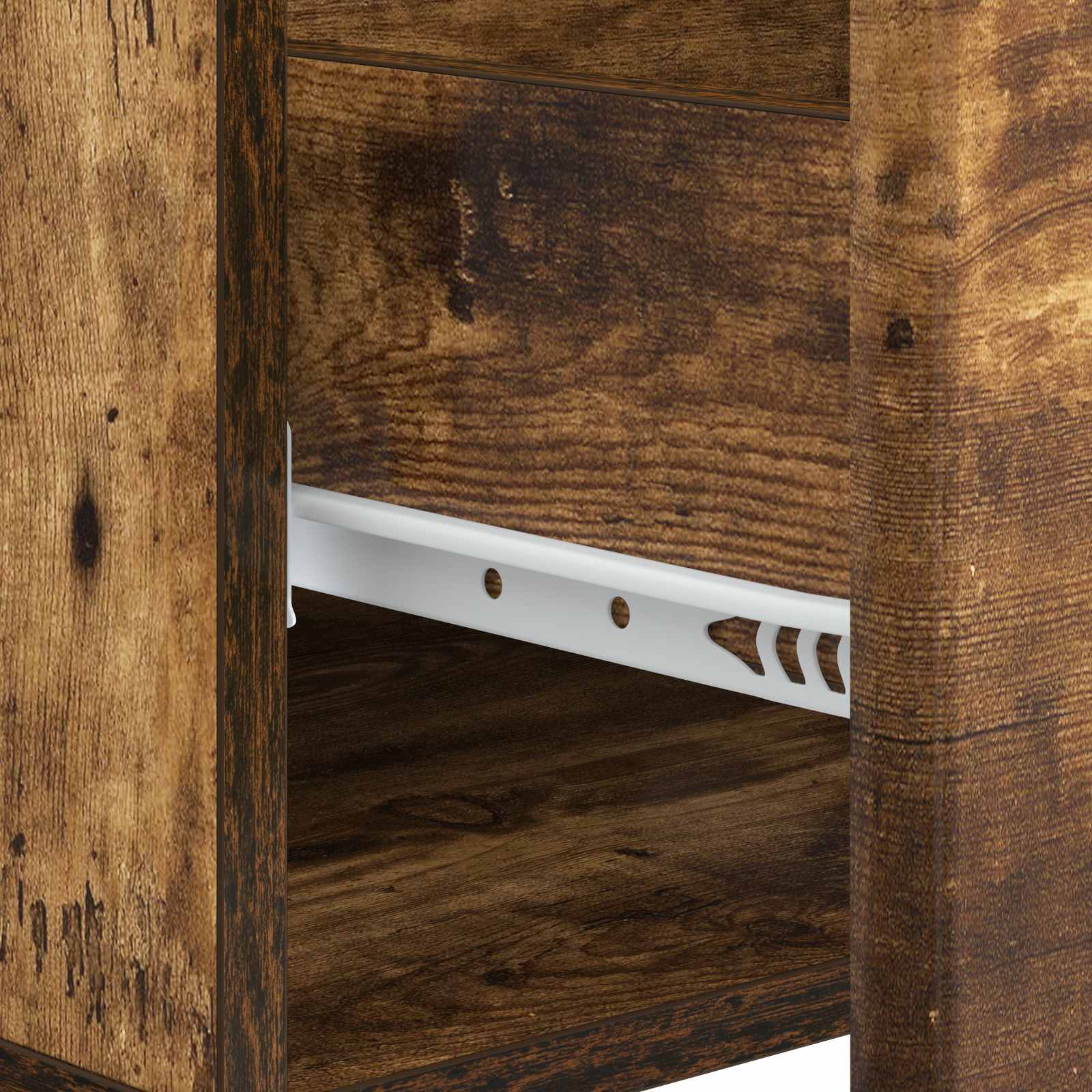 Table basse Chêne fumé 49 x 50 x 40 cm Bois d'ingénierie - XIOS