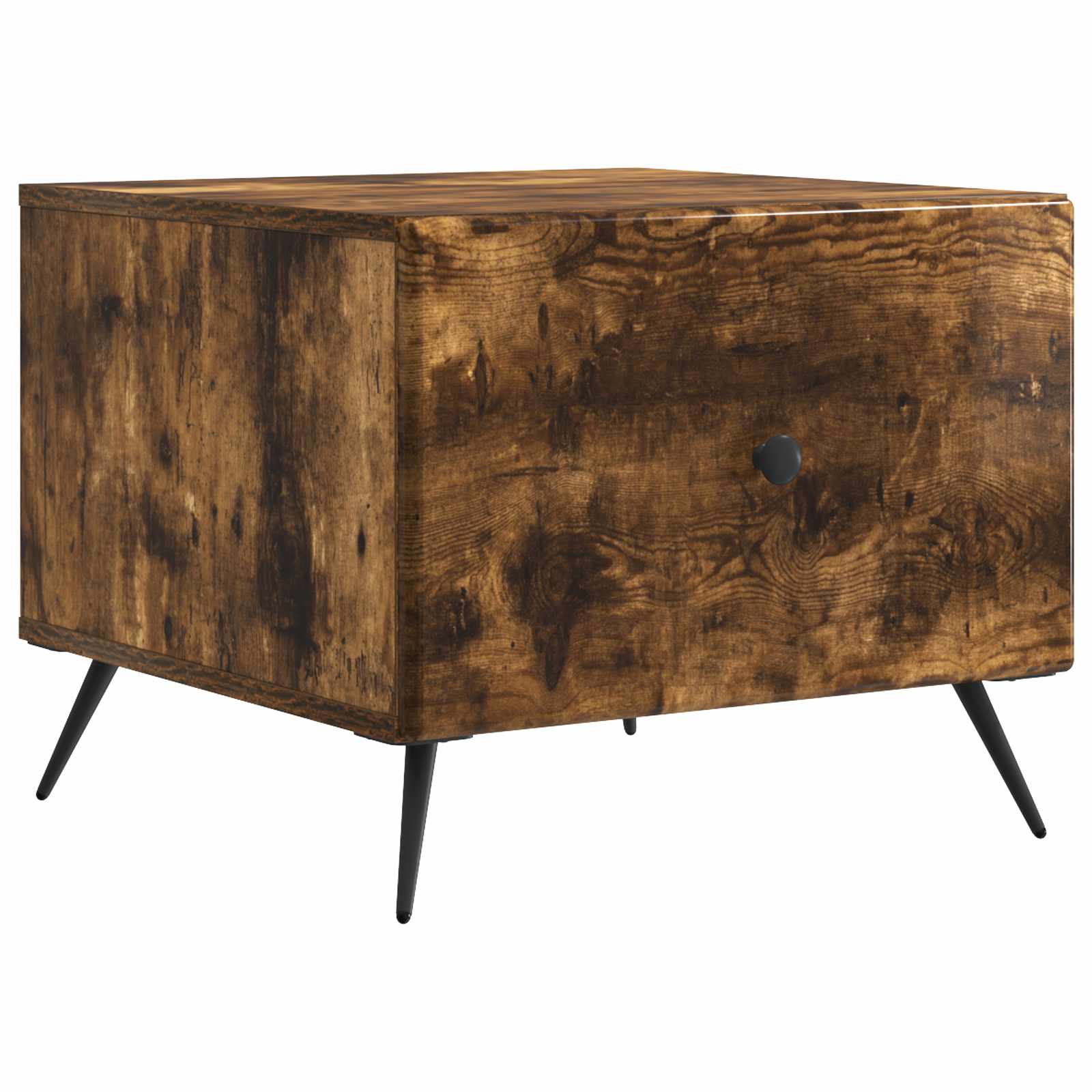 Table basse Chêne fumé 49 x 50 x 40 cm Bois d'ingénierie - XIOS