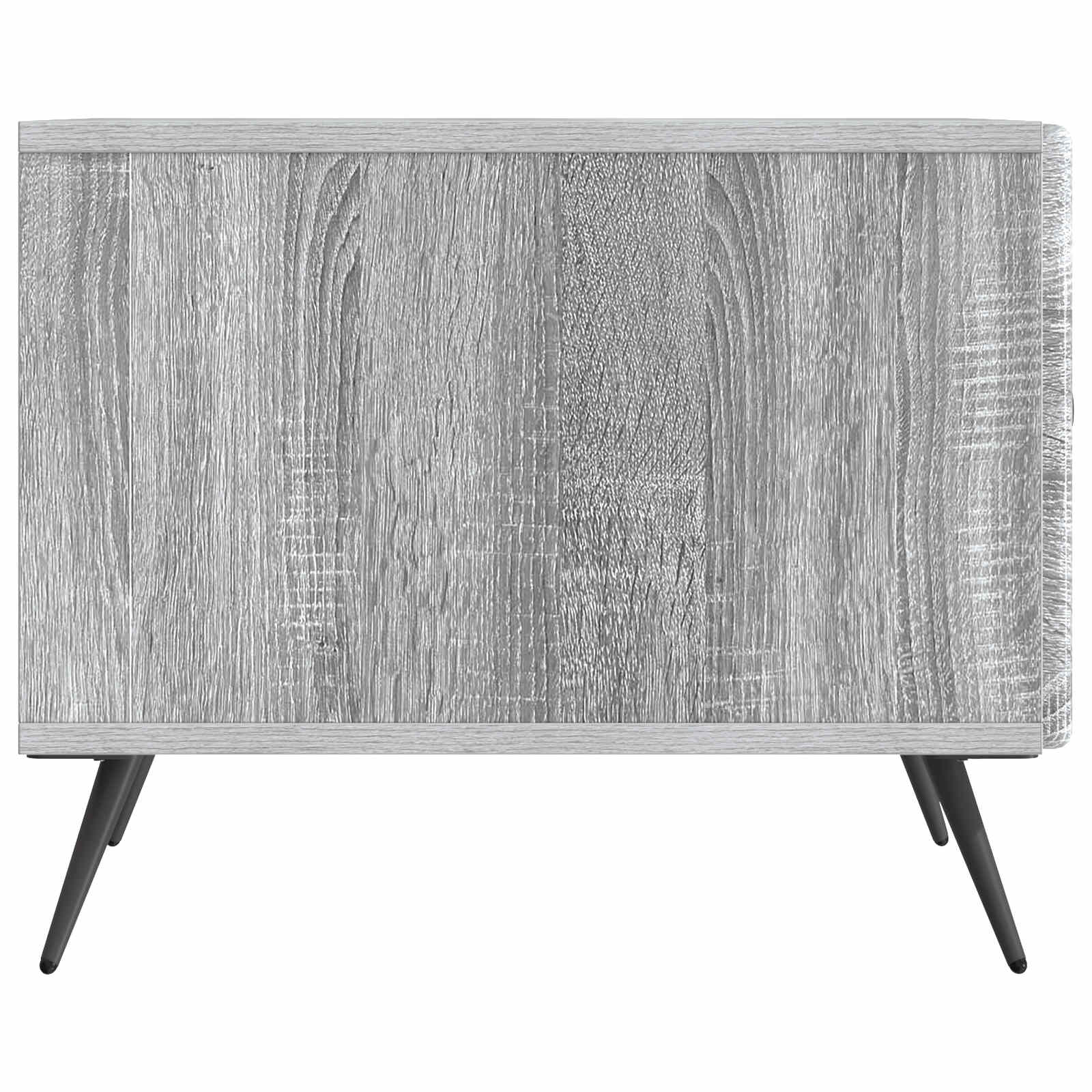 Table basse Sonoma gris 49 x 50 x 40 cm Bois d'ingénierie - XIOS
