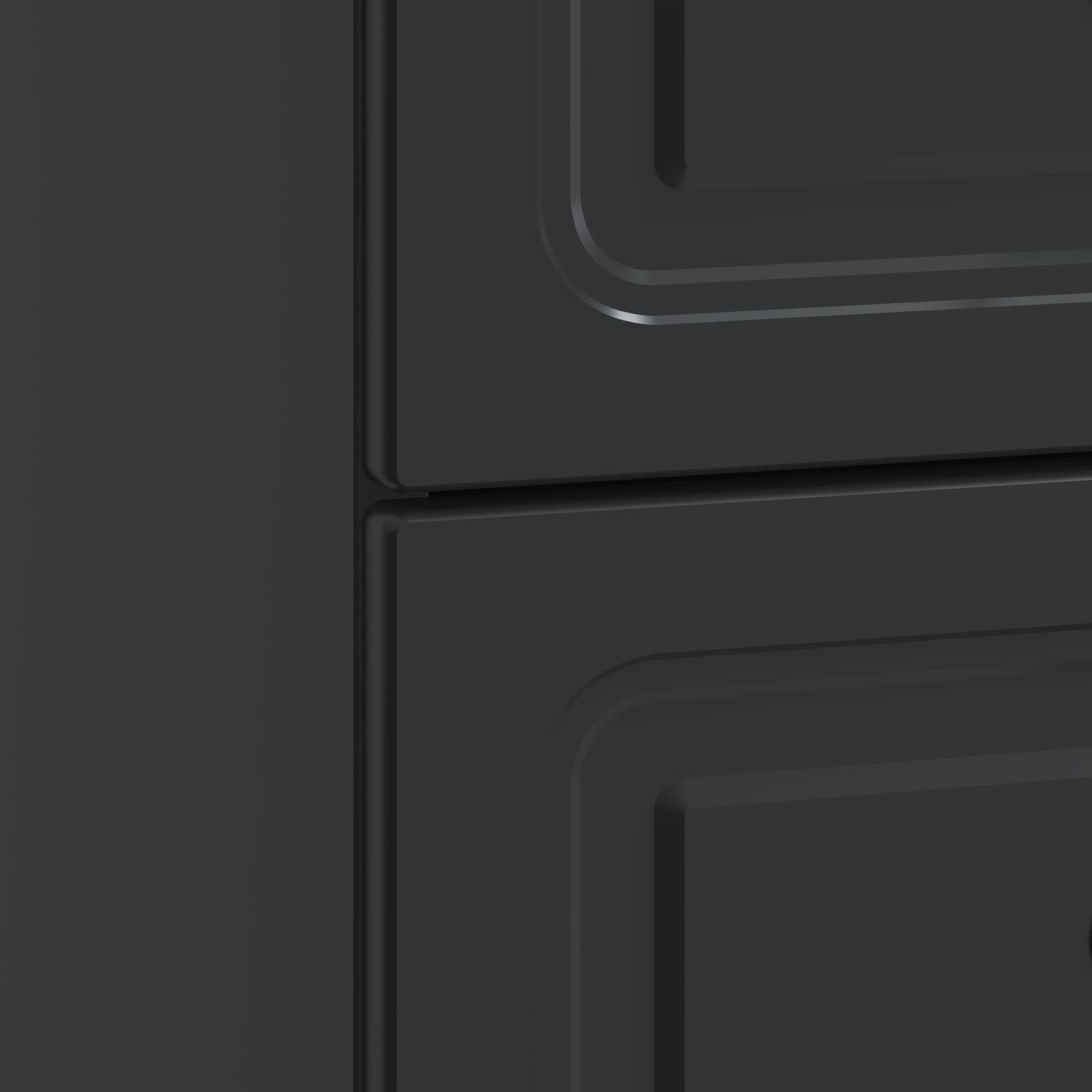 Cabinet de chevet Noir 43 x 34,5 x 44,5 cm Bois d'ingénierie - XIOS