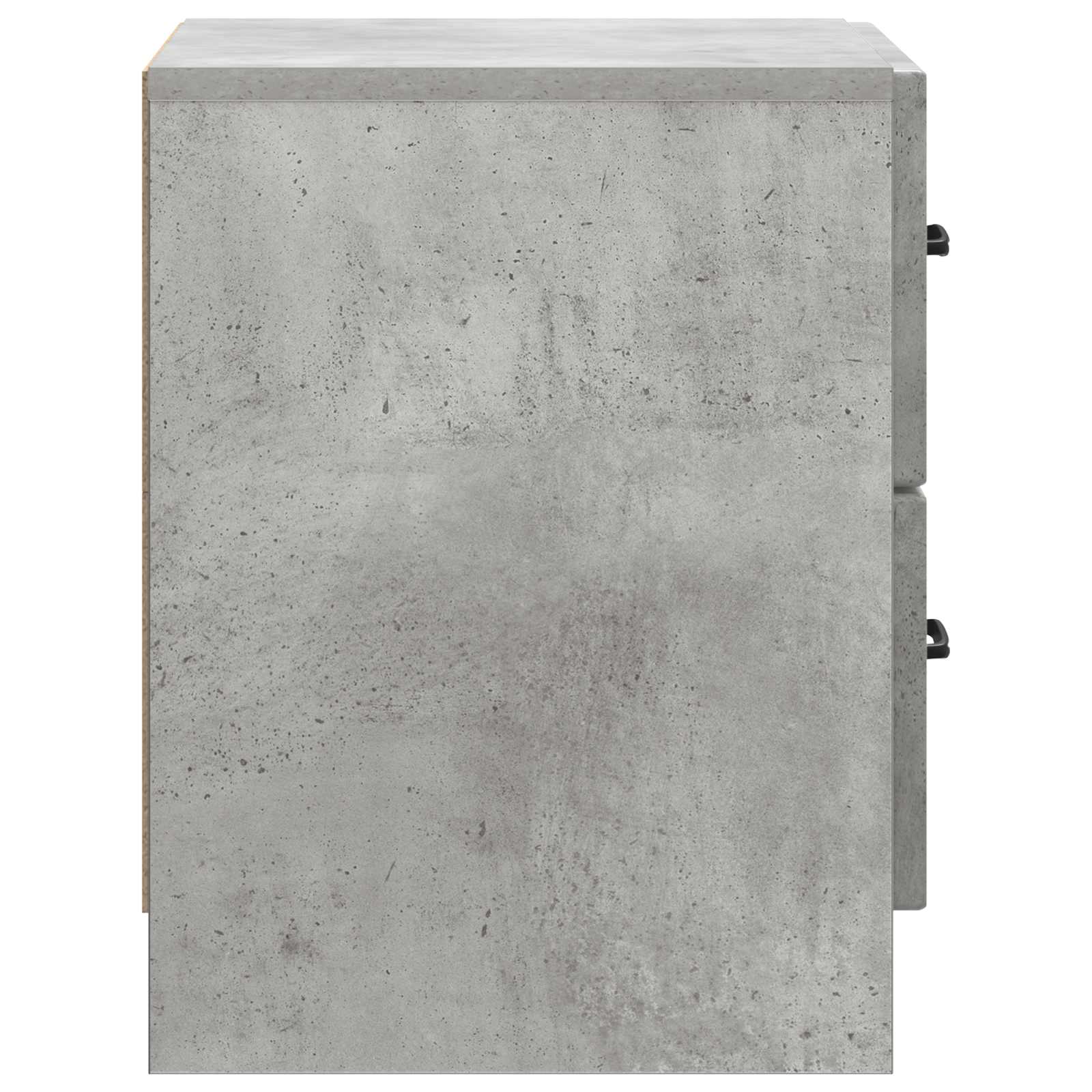 Cabinet de chevet avec tiroir Gris béton 43 x 34,5 x 44,5 cm - XIOS