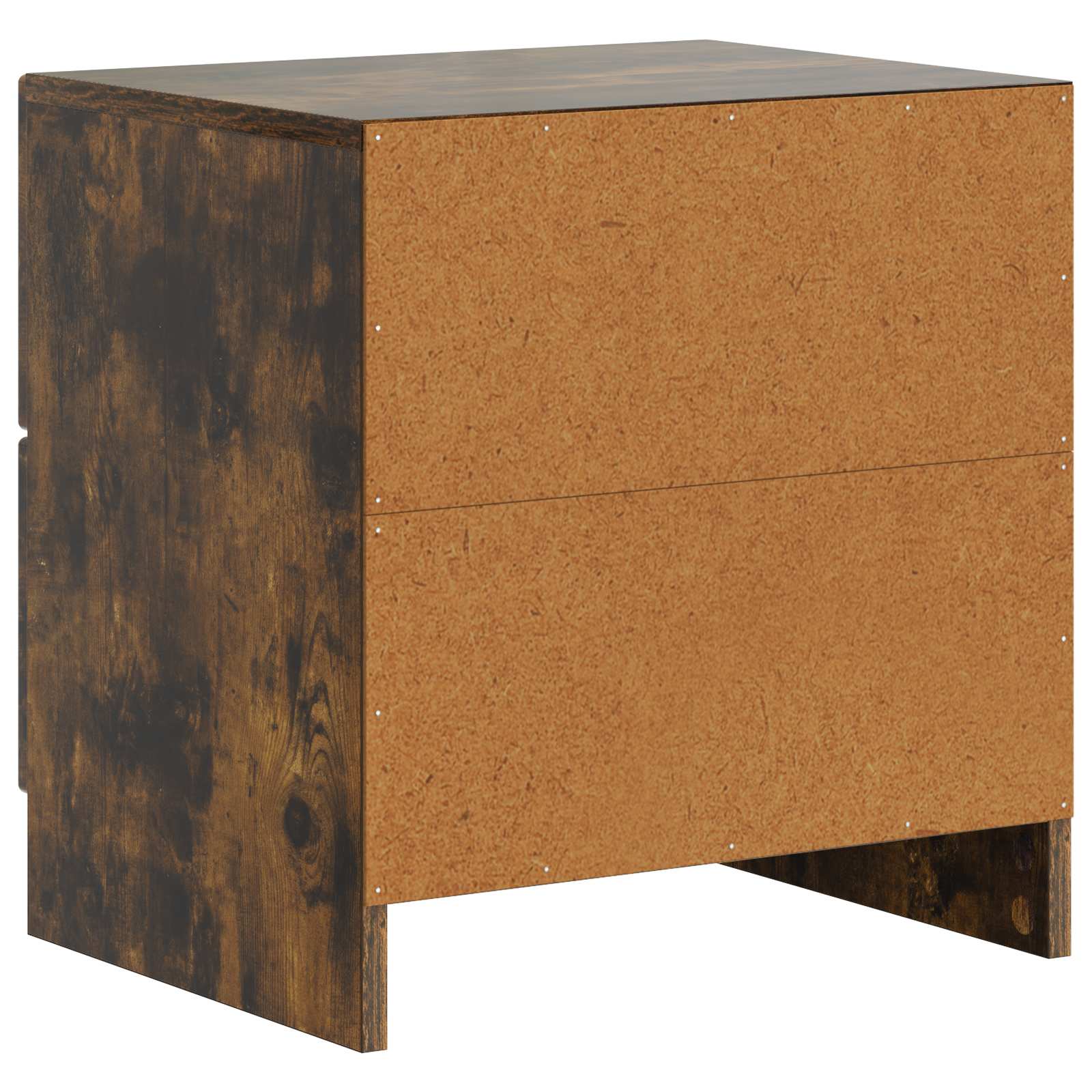 Cabinet de chevet avec tiroir Chêne fumé 43 x 34,5 x 44,5 cm - XIOS