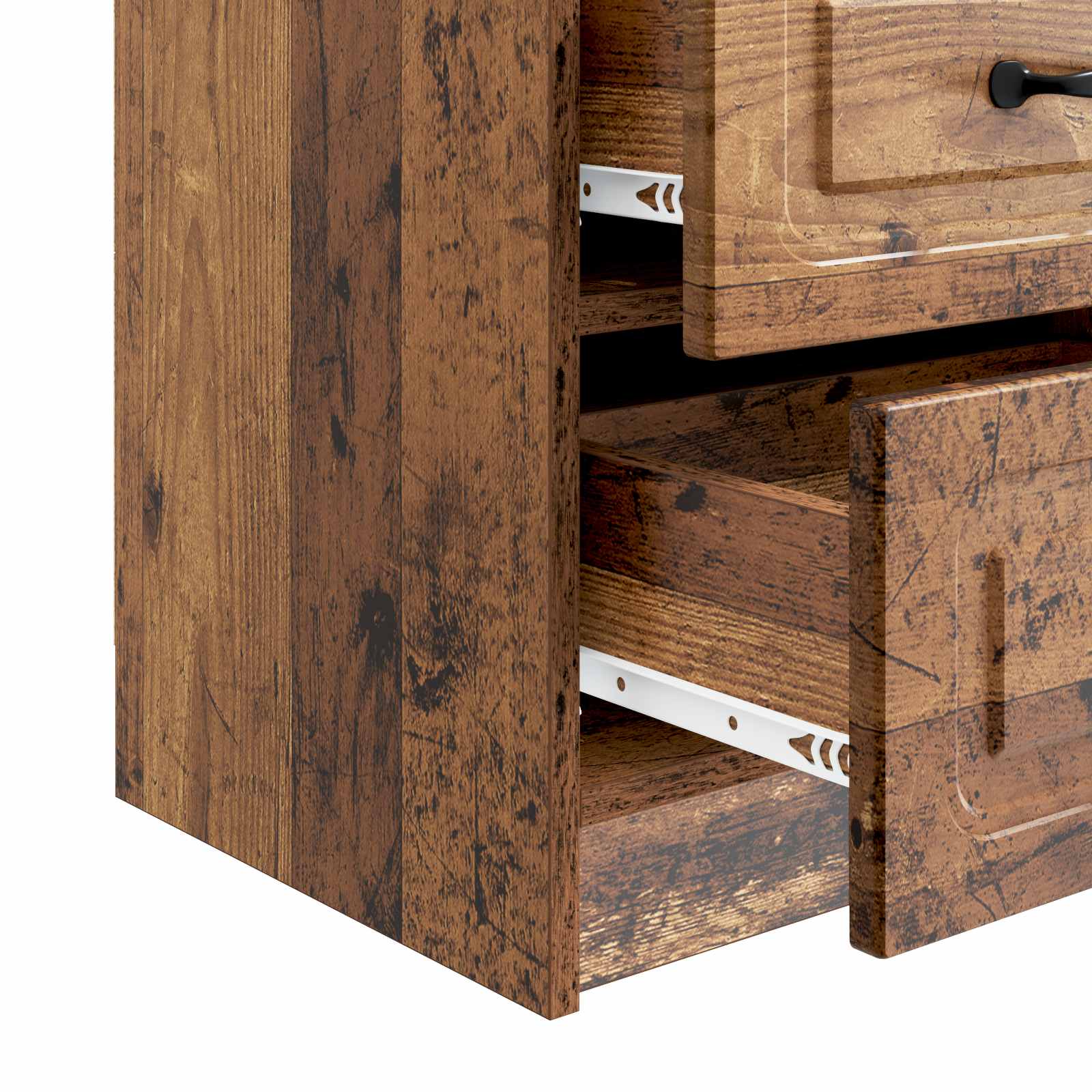 Cabinet de chevet 2 pcs Bois ancien 43 x 34,5 x 44,5 cm - XIOS