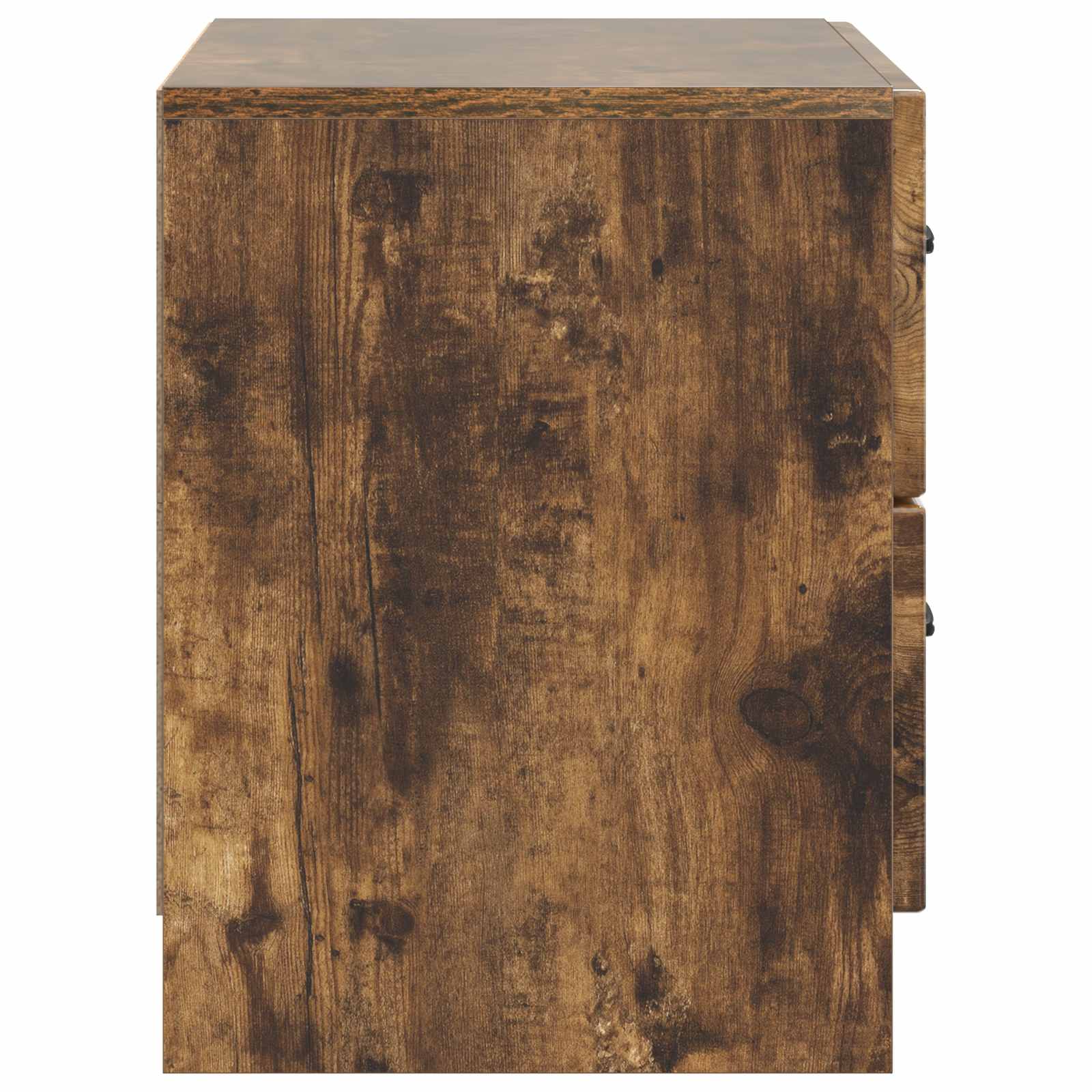 Cabinet de chevet avec tiroir Chêne fumé 62 x 34,5 x 44,5 cm - XIOS