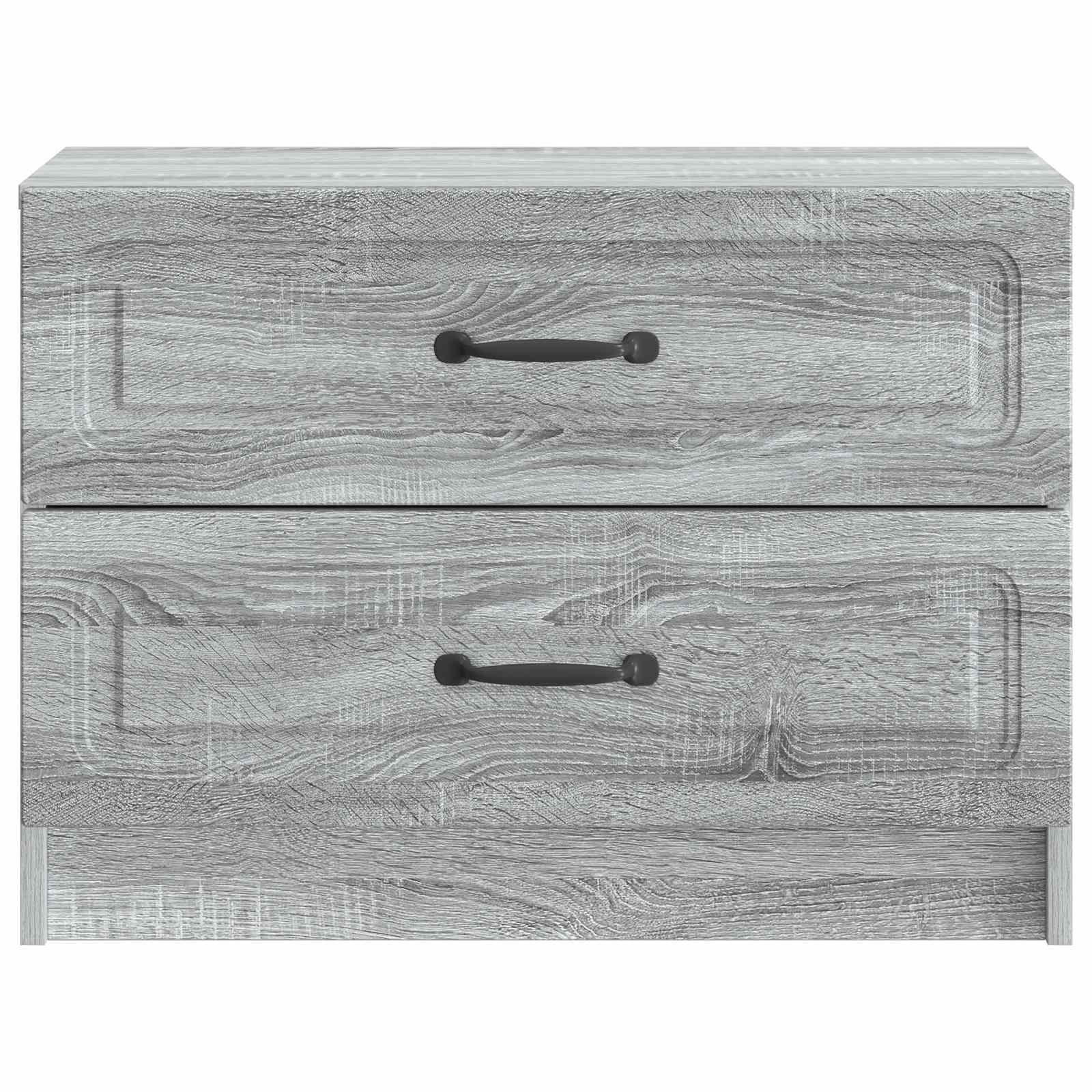 Cabinet de chevet avec tiroir Sonoma gris 62 x 34,5 x 44,5 cm - XIOS
