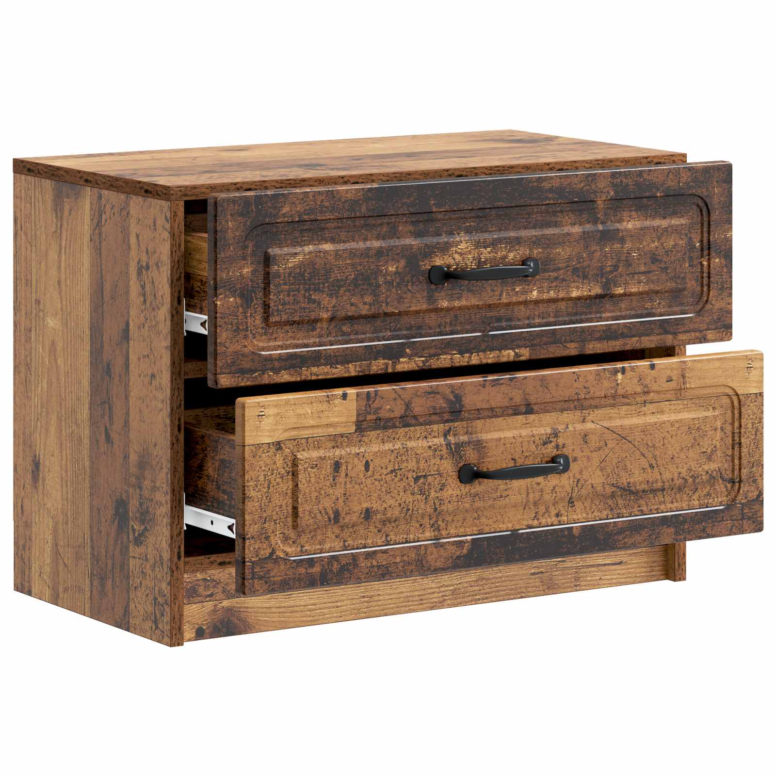 Cabinet de chevet avec tiroir Bois ancien 62 x 34,5 x 44,5 cm - XIOS