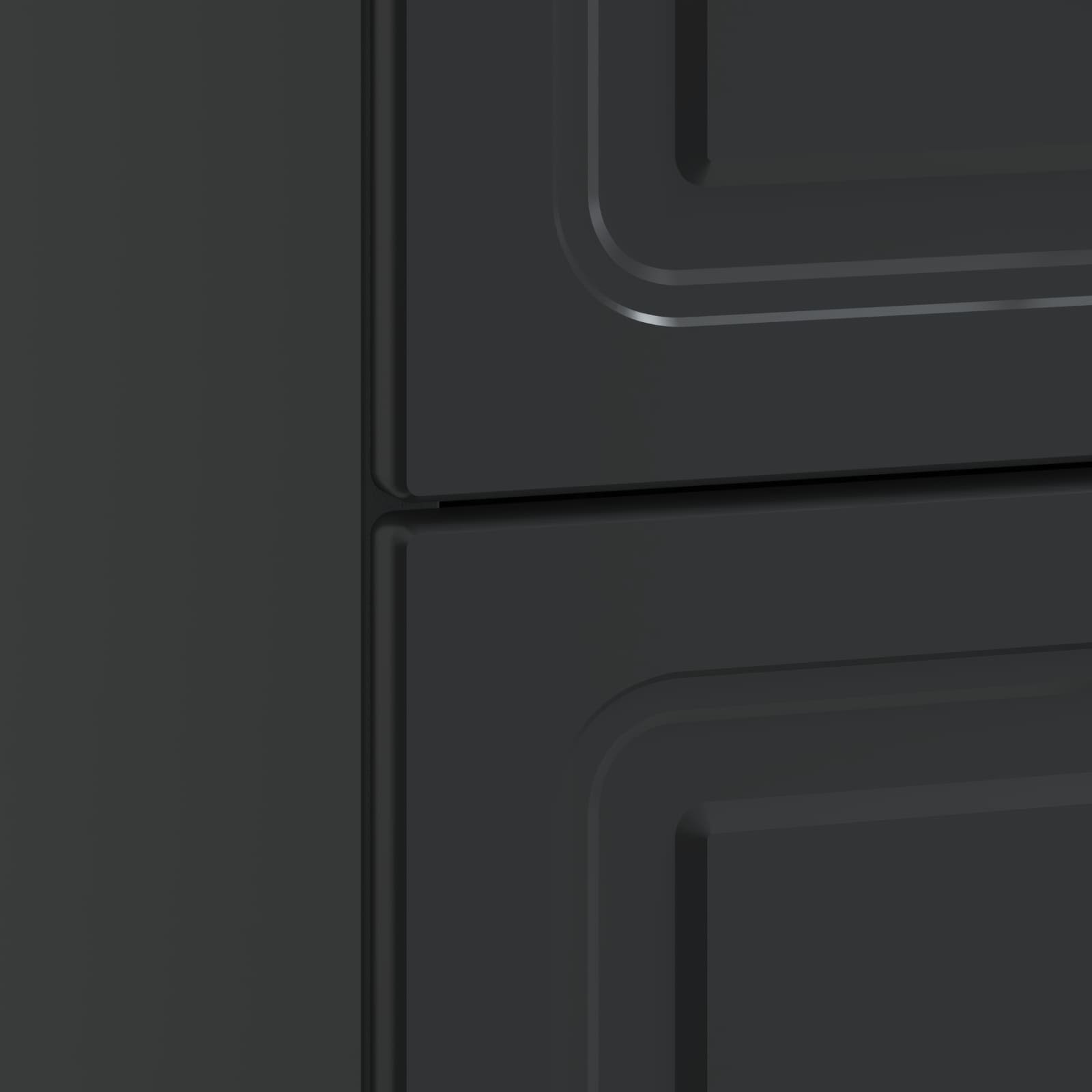 Cabinet de chevet Noir 43 x 41 x 63,5 cm Bois d'ingénierie - XIOS