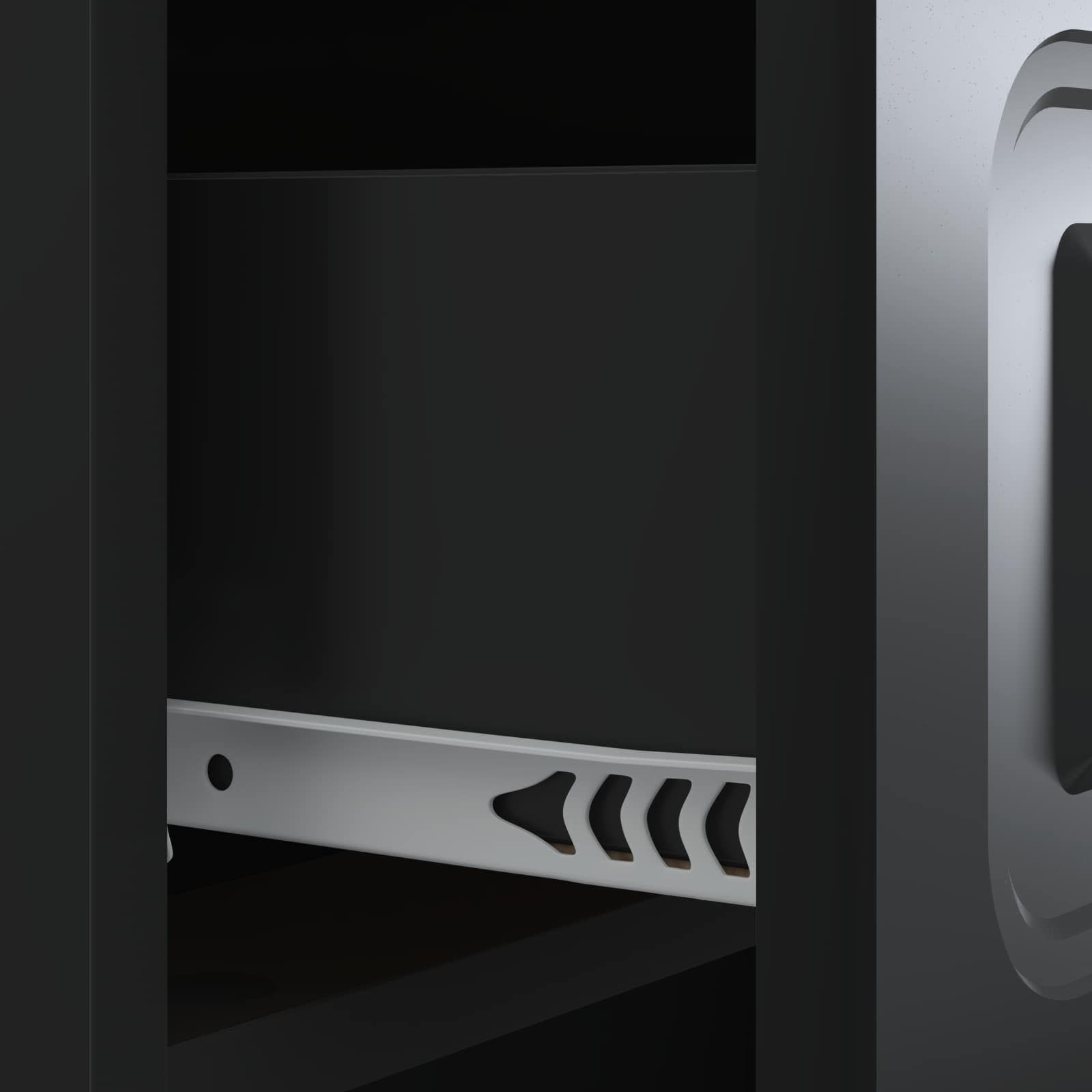 Cabinet de chevet Noir 43 x 41 x 63,5 cm Bois d'ingénierie - XIOS