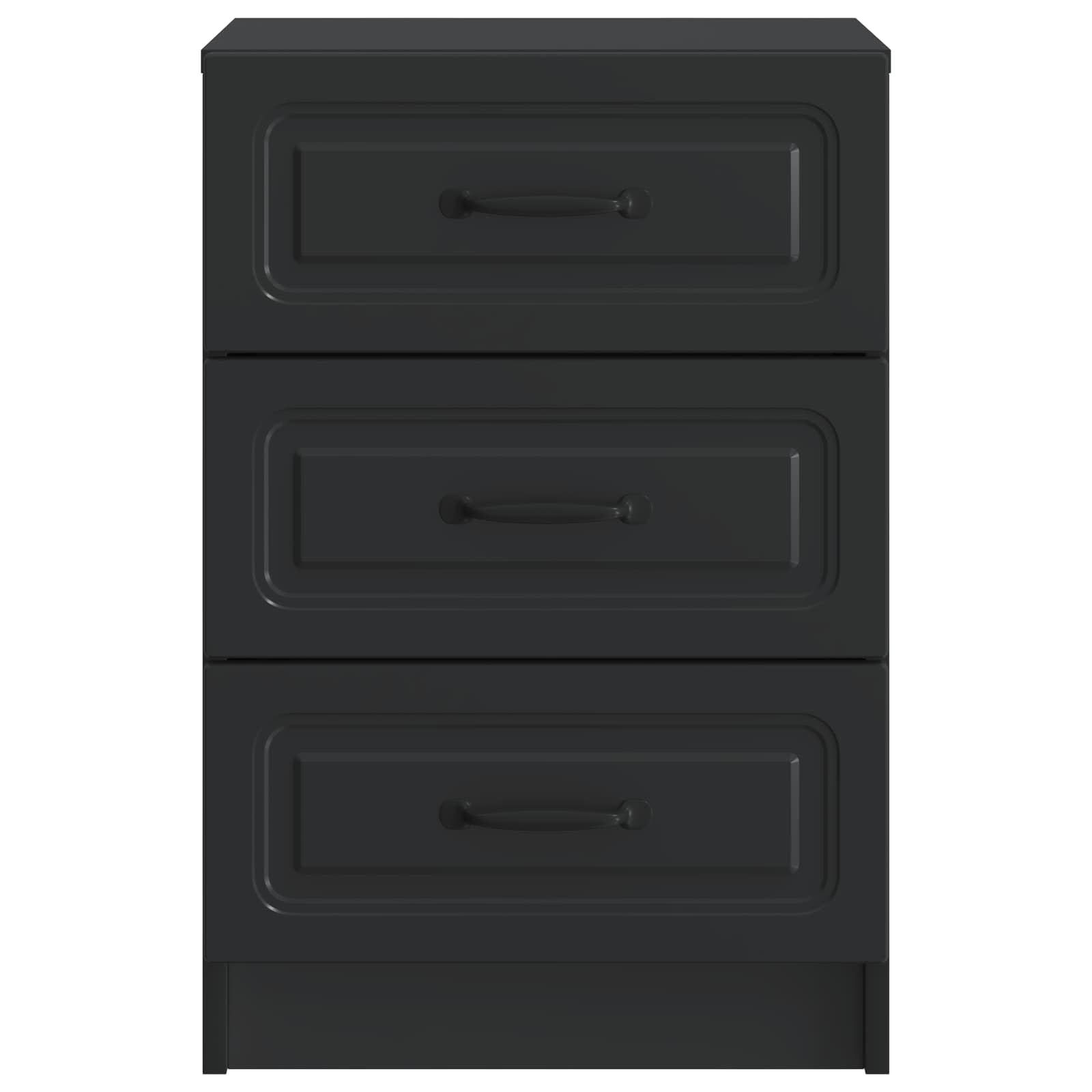 Cabinet de chevet Noir 43 x 41 x 63,5 cm Bois d'ingénierie - XIOS