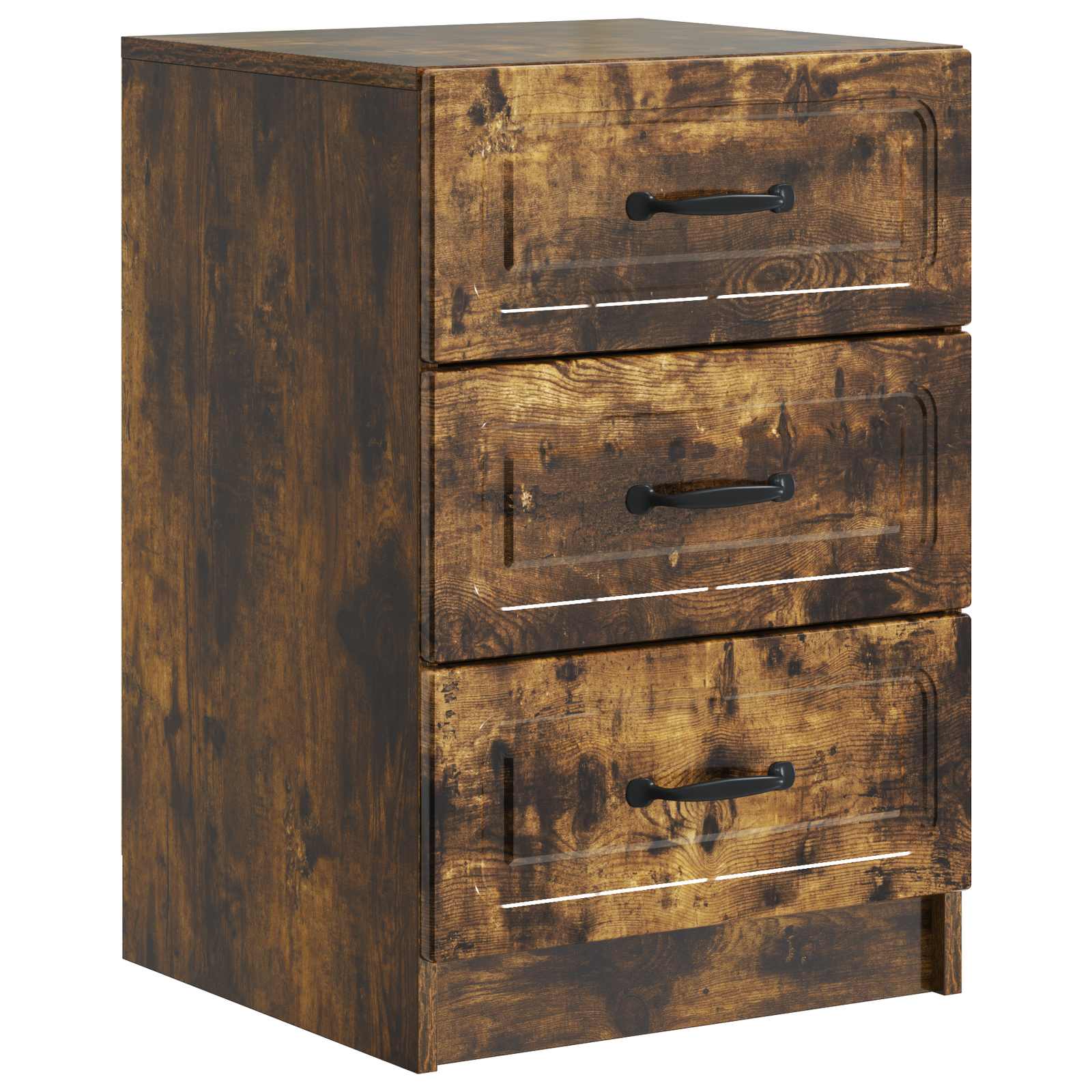 Cabinet de chevet avec tiroir Chêne fumé 43 x 41 x 63,5 cm - XIOS