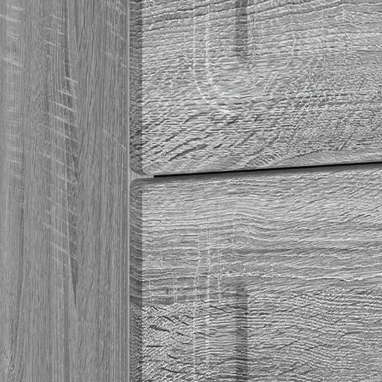 Cabinet de chevet avec tiroir Sonoma gris 43 x 41 x 63,5 cm - XIOS