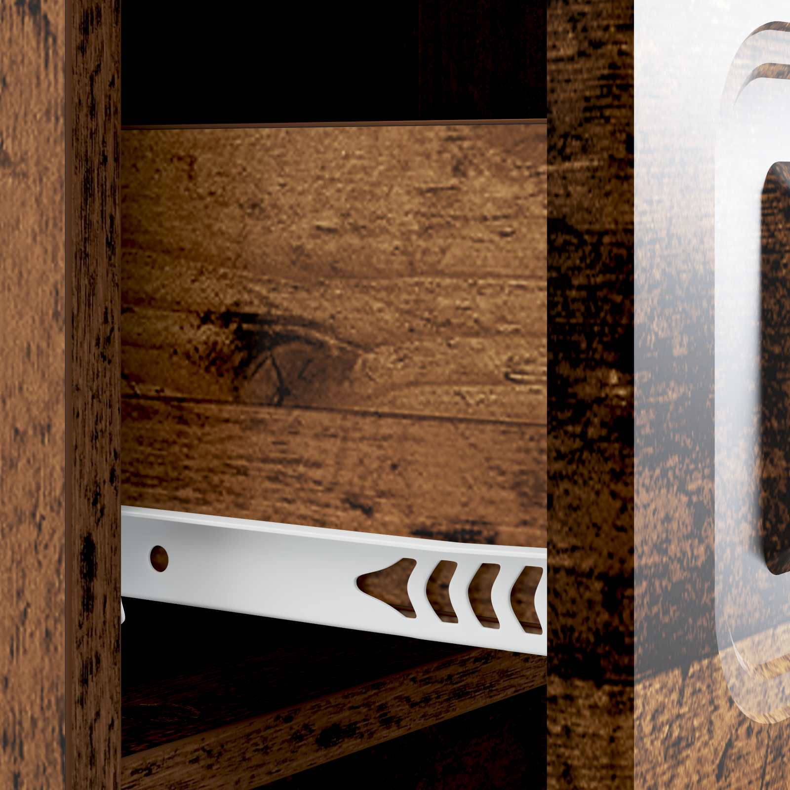 Cabinet de chevet avec tiroir Bois ancien 43 x 41 x 63,5 cm - XIOS