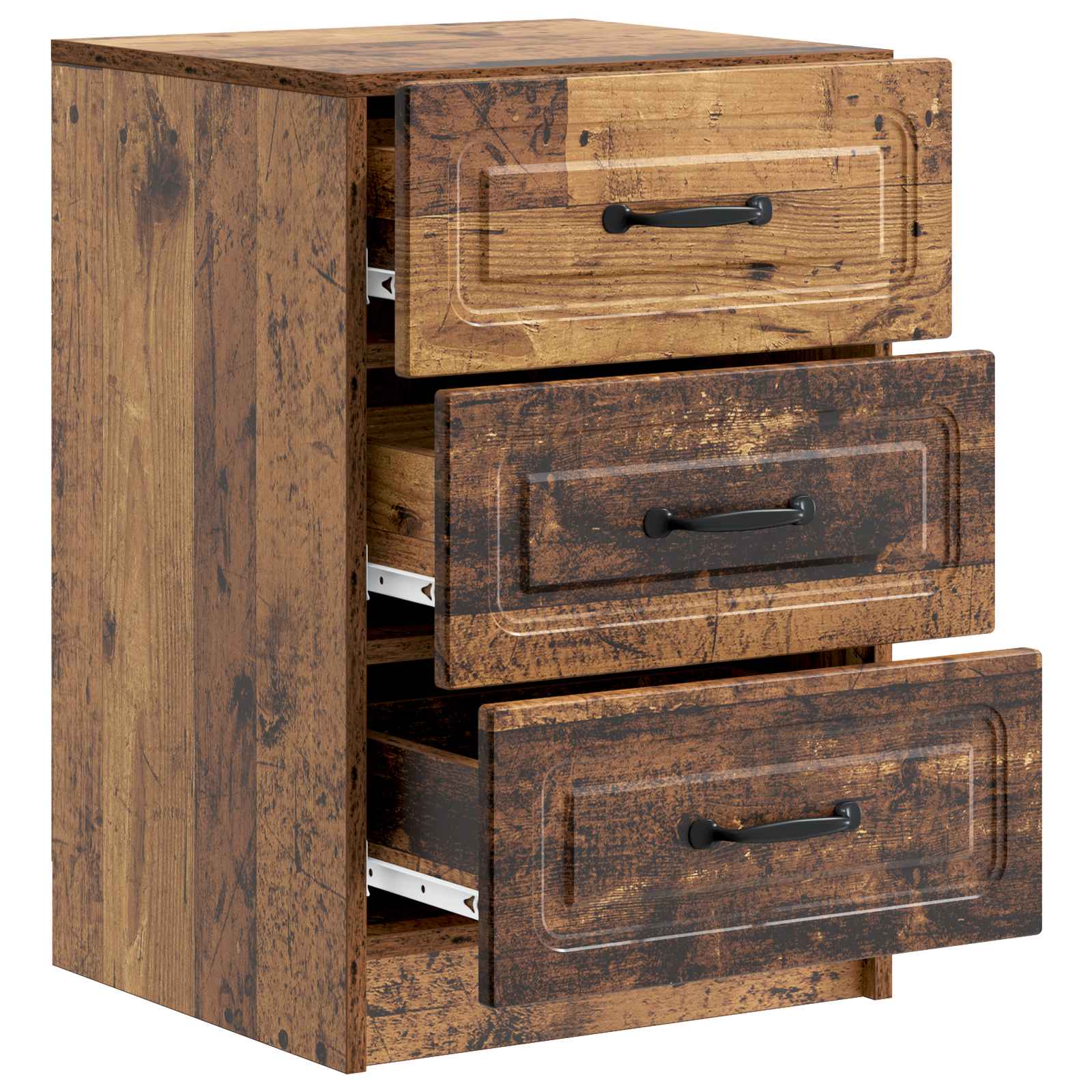 Cabinet de chevet avec tiroir Bois ancien 43 x 41 x 63,5 cm - XIOS