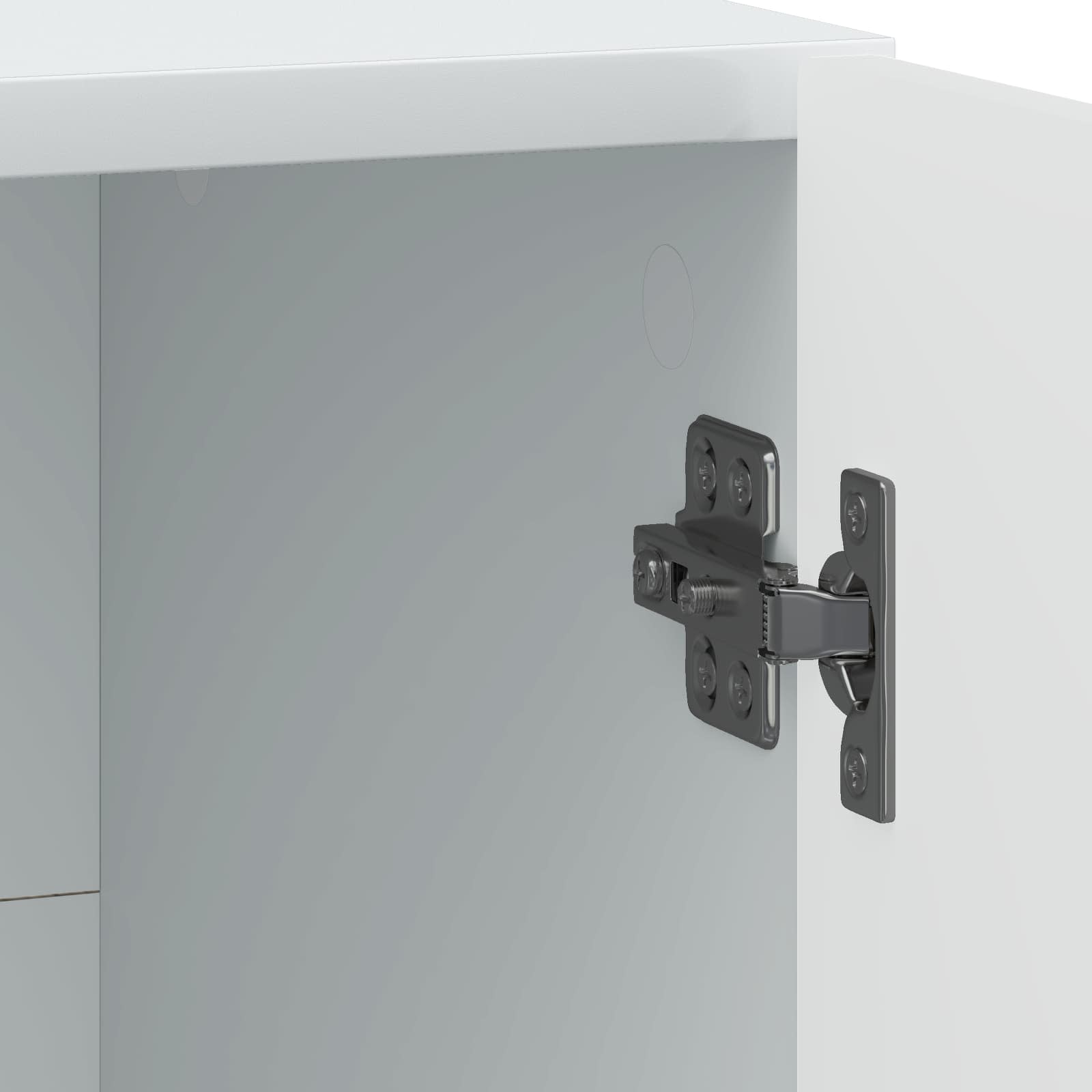 Cabinet de chevet 2 pcs Blanc 43 x 34,5 x 47 cm - XIOS