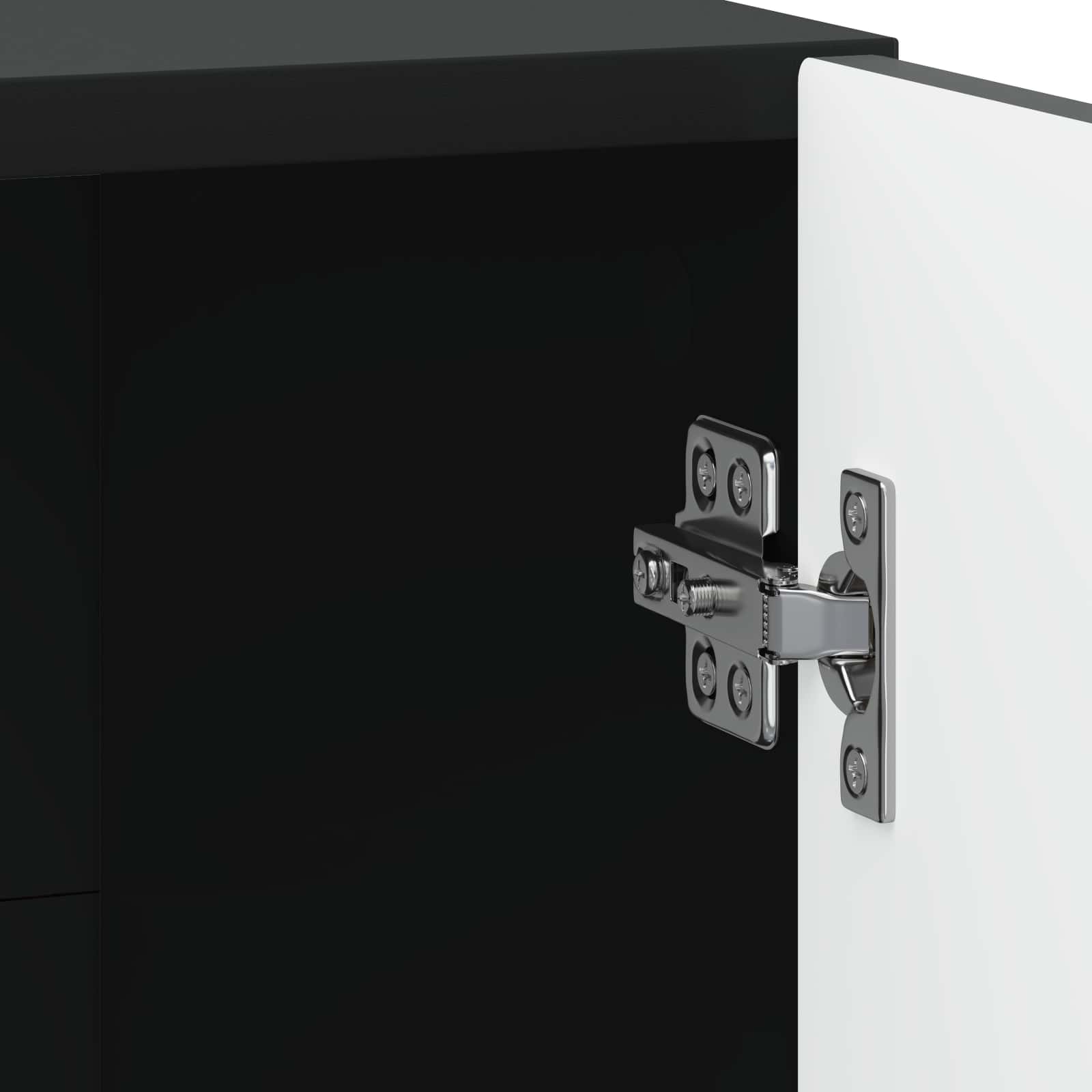 Cabinet de chevet 2 pcs Noir 43 x 34,5 x 47 cm - XIOS