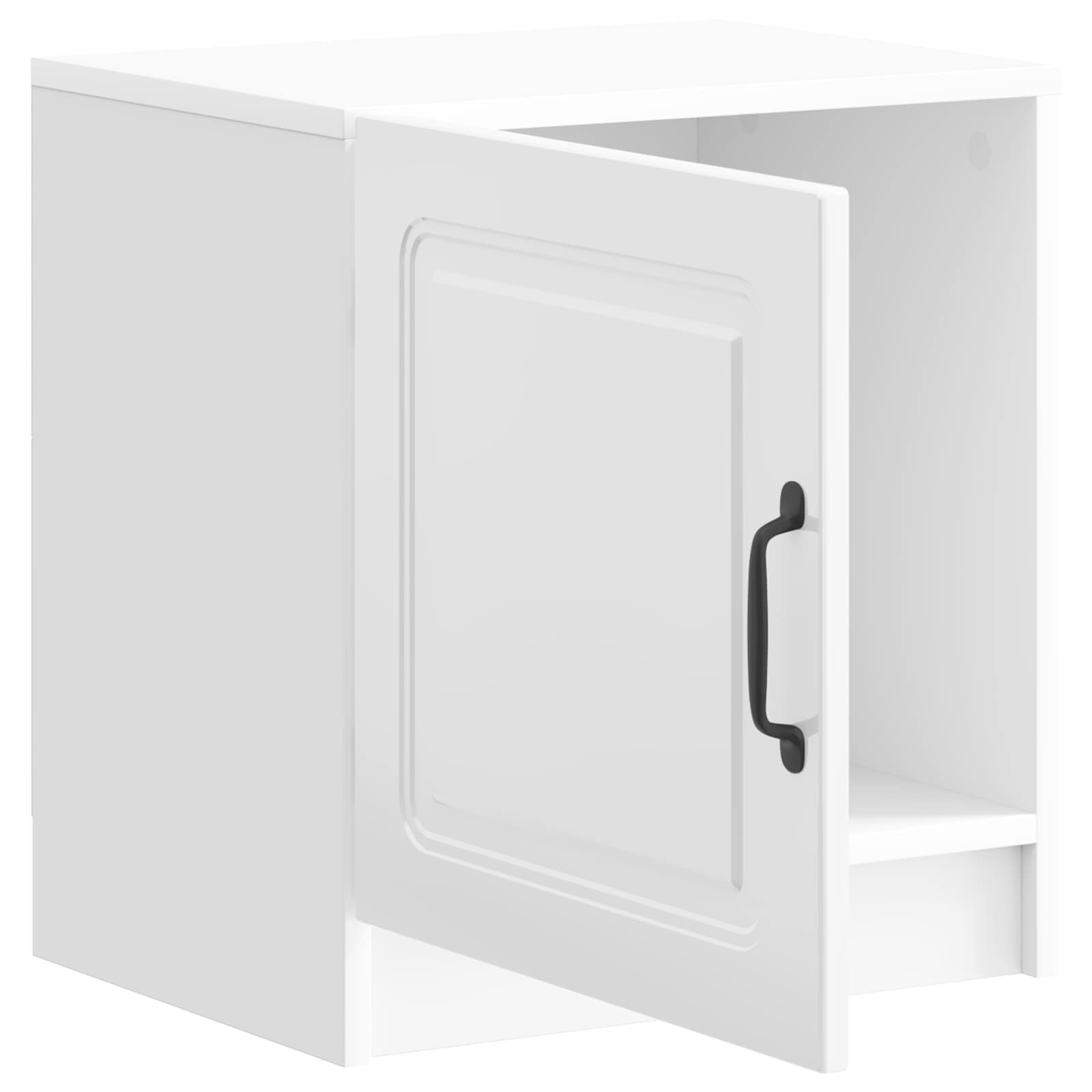 Cabinet de chevet 2 pcs Blanc brillant 43 x 34,5 x 47 cm - XIOS