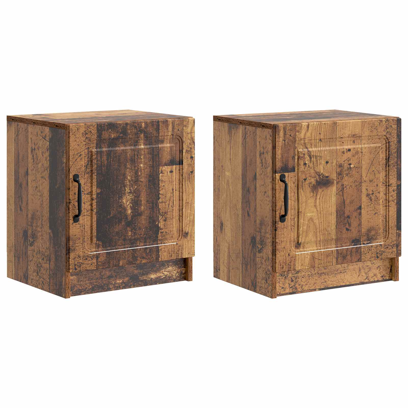Cabinet de chevet 2 pcs Bois ancien 43 x 34,5 x 47 cm - XIOS