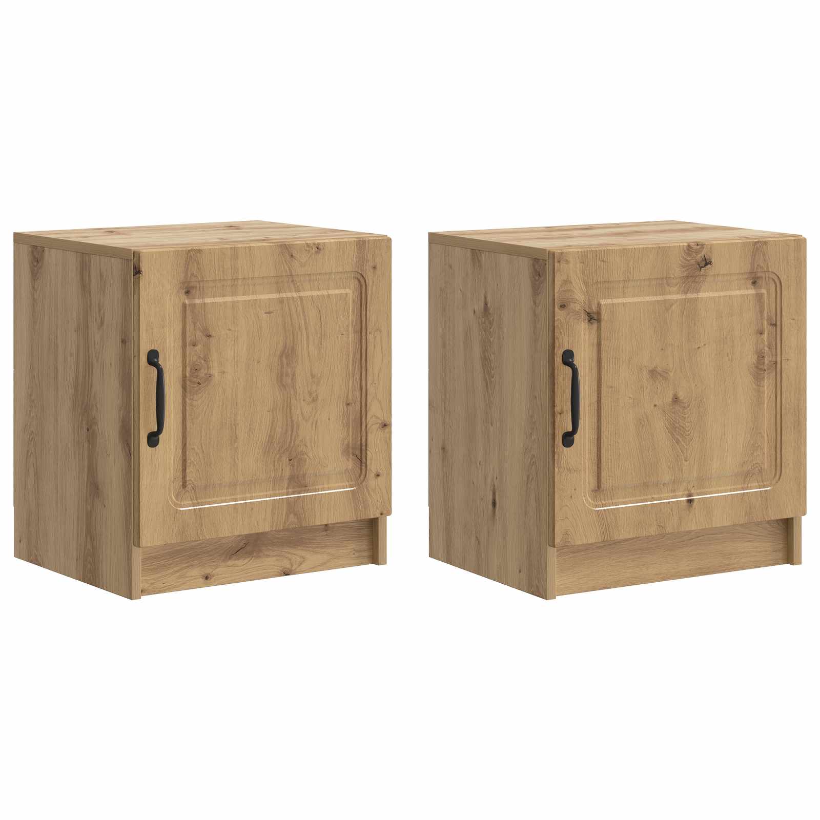 Cabinet de chevet 2 pcs Chêne artisanal 43 x 34,5 x 47 cm - XIOS
