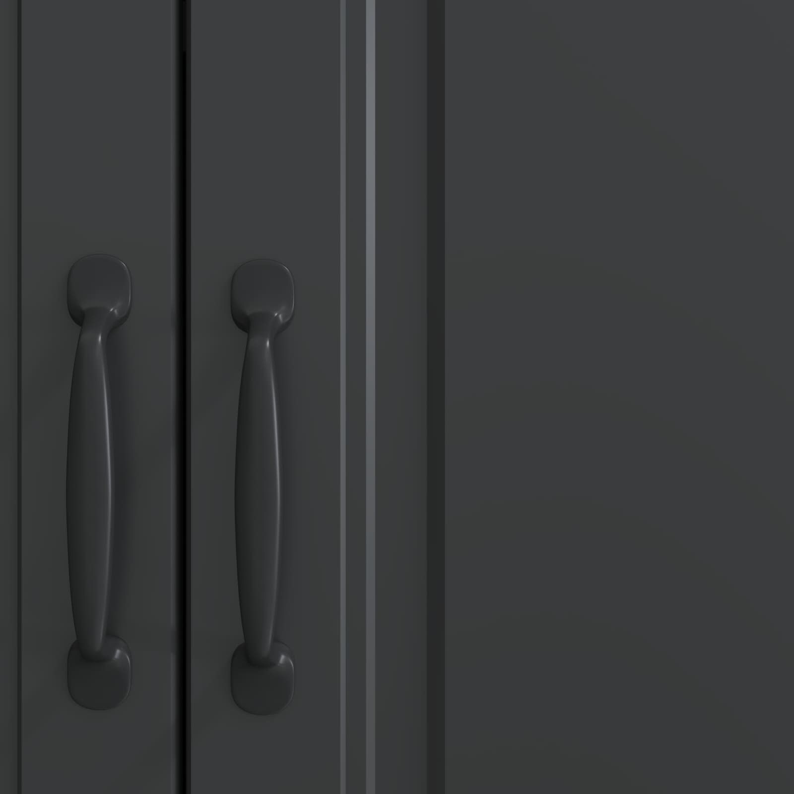 Buffet Noir 66 x 34,5 x 87 cm Bois d'ingénierie - XIOS