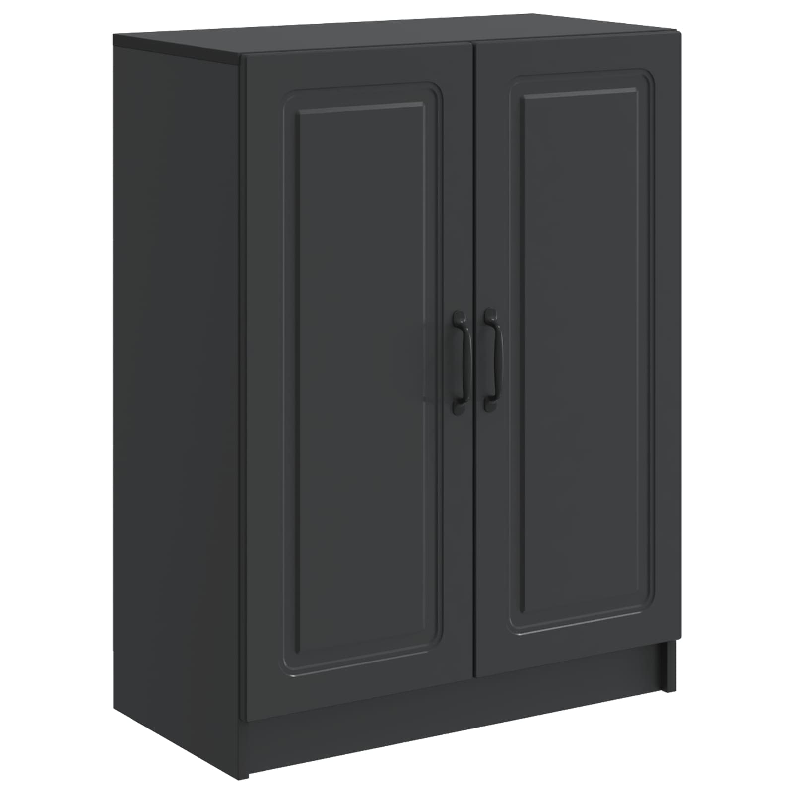 Buffet Noir 66 x 34,5 x 87 cm Bois d'ingénierie - XIOS