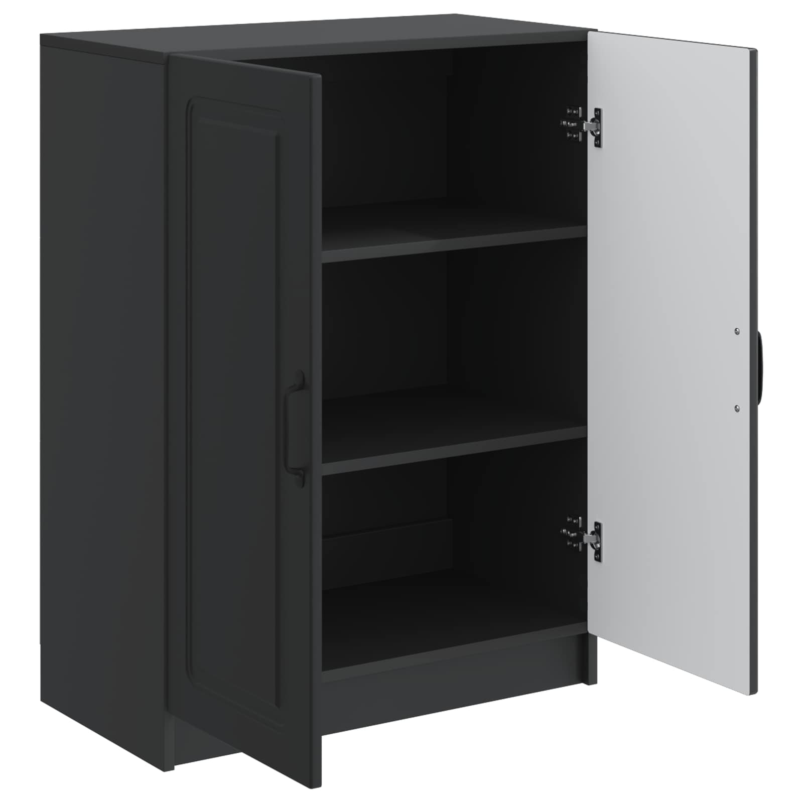 Buffet Noir 66 x 34,5 x 87 cm Bois d'ingénierie - XIOS