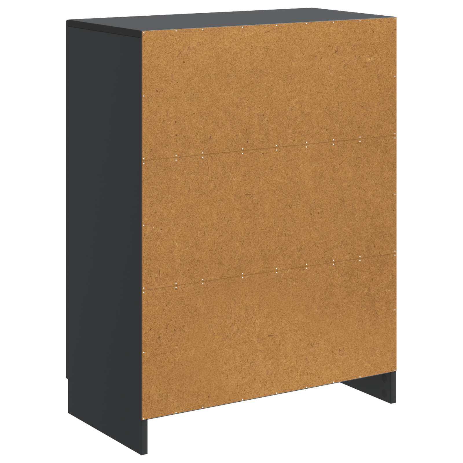 Buffet Noir 66 x 34,5 x 87 cm Bois d'ingénierie - XIOS