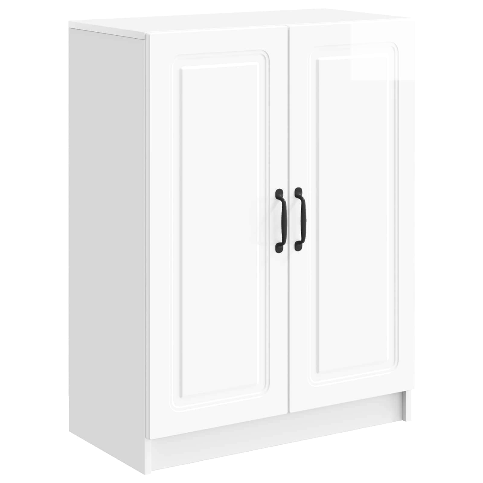 Buffet Blanc brillant 66 x 34,5 x 87 cm Bois d'ingénierie - XIOS
