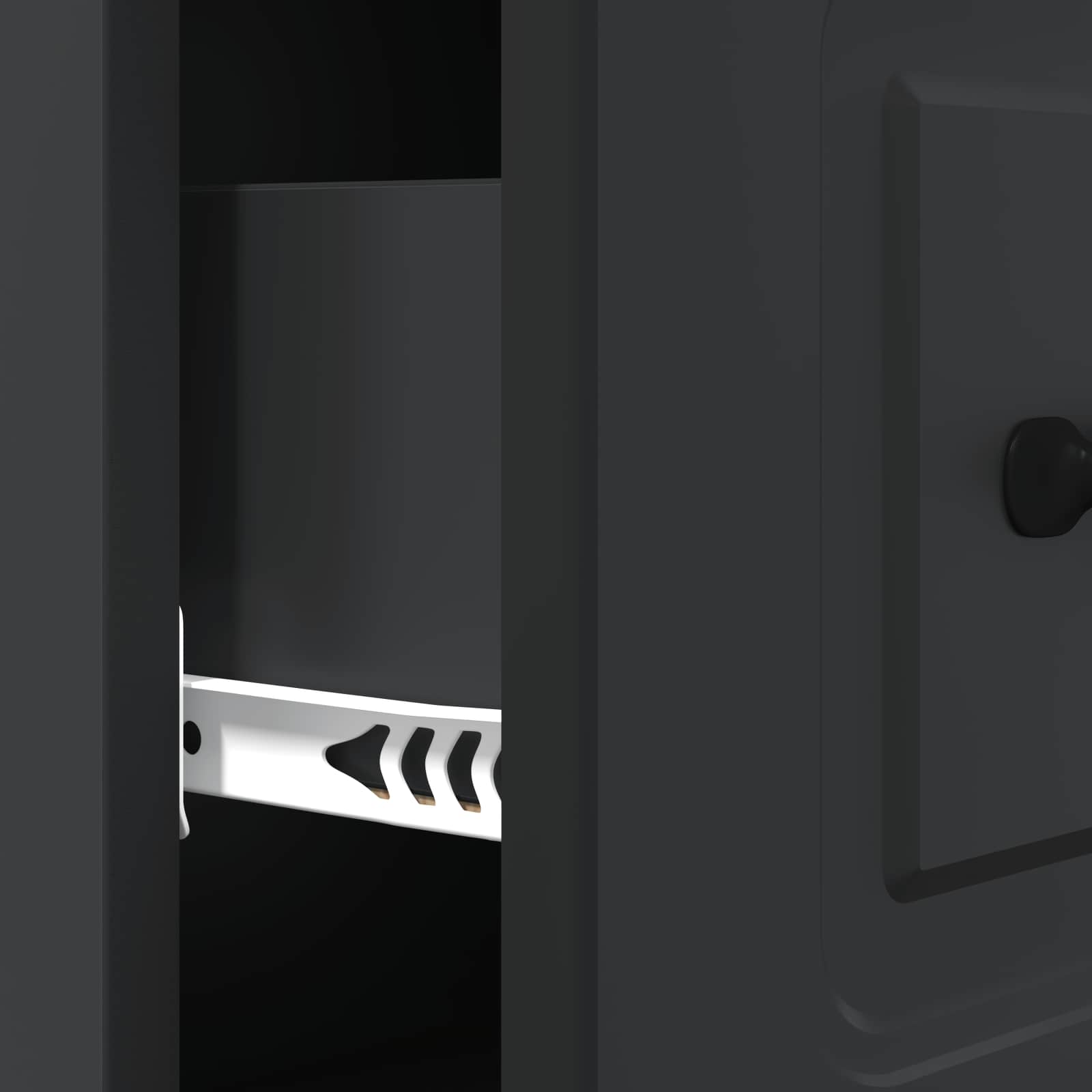 Armoire à tiroirs Noir 66 x 34,5 x 87 cm Bois d'ingénierie - XIOS