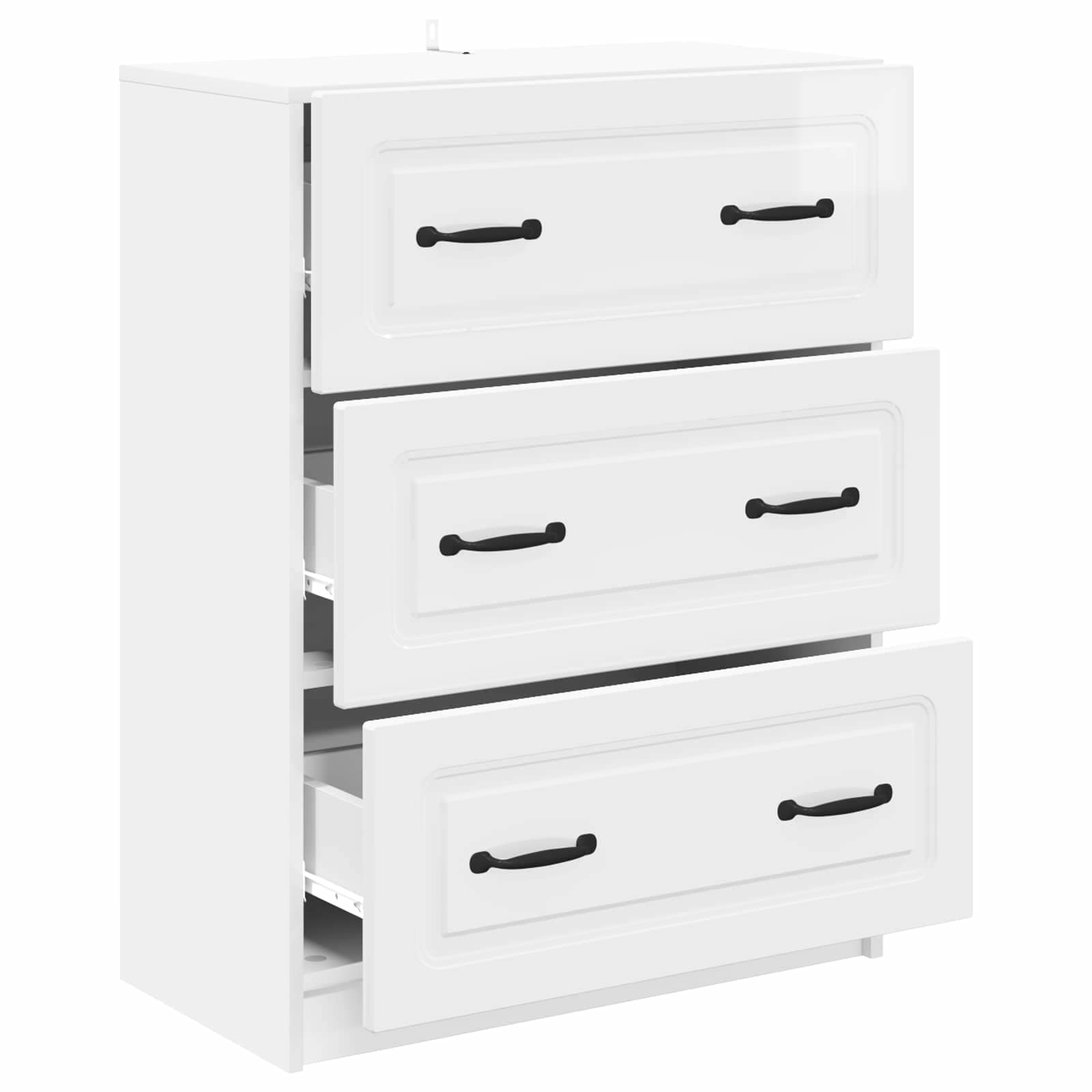 Armoire à tiroirs Blanc brillant 66 x 34,5 x 87 cm - XIOS