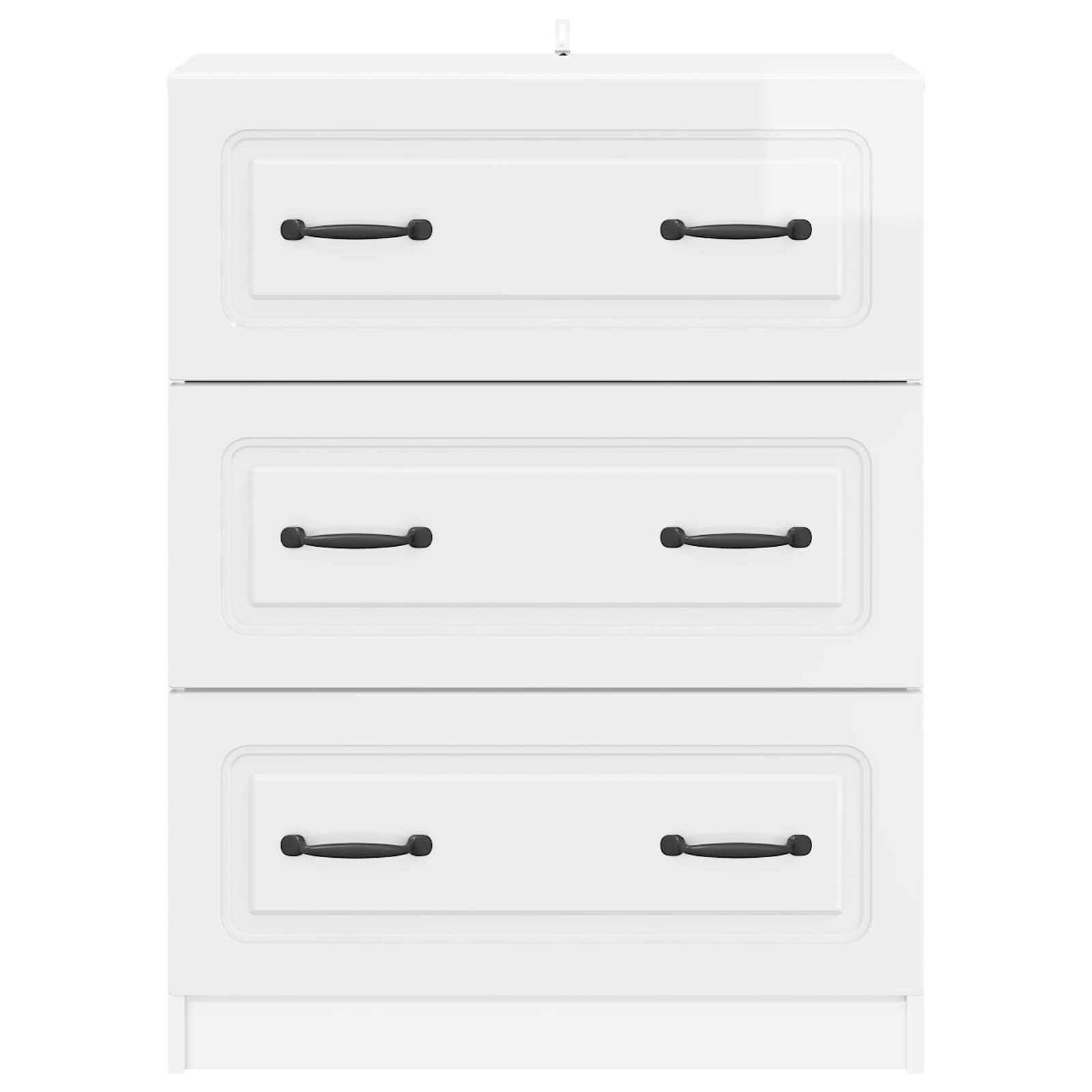 Armoire à tiroirs Blanc brillant 66 x 34,5 x 87 cm - XIOS