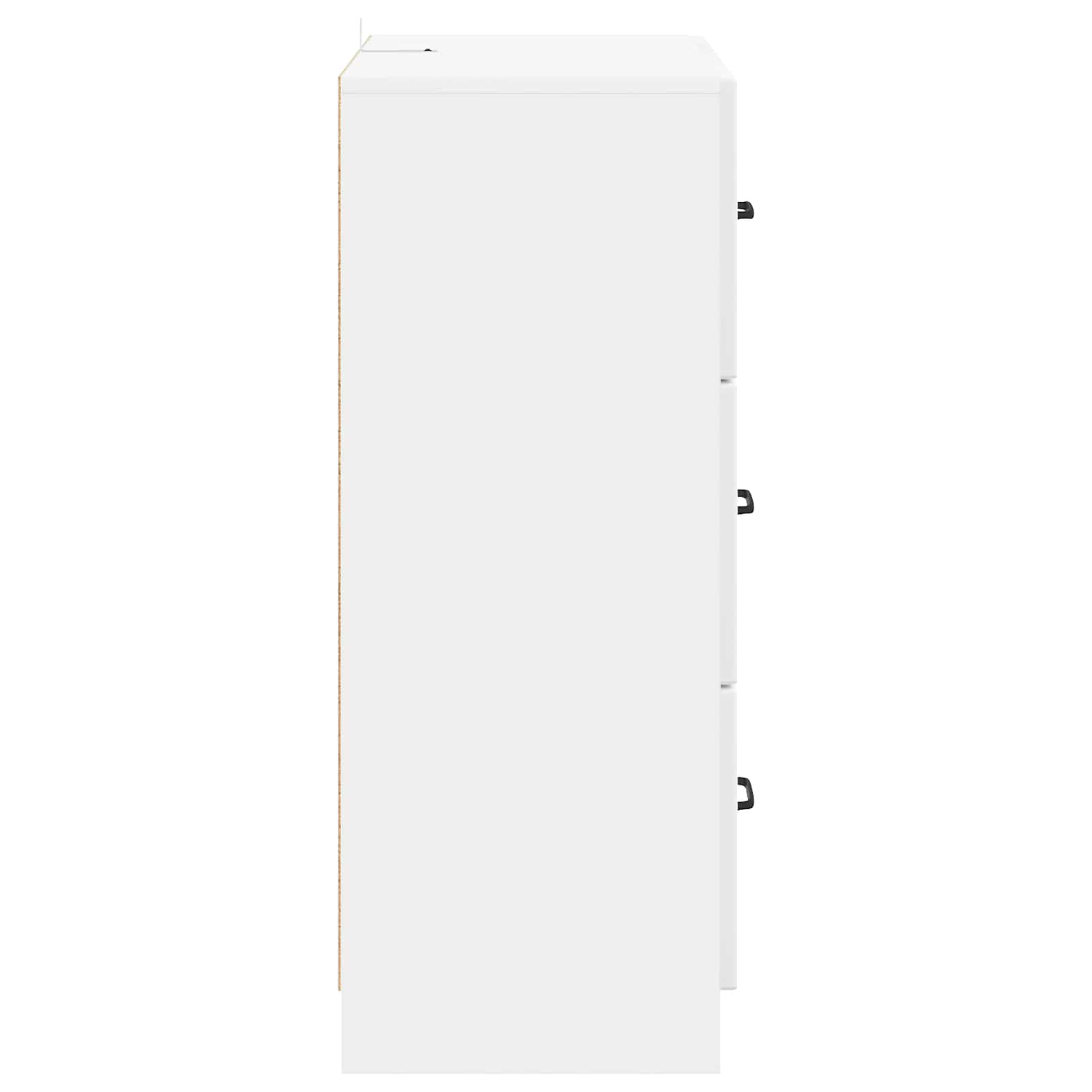 Armoire à tiroirs Blanc brillant 66 x 34,5 x 87 cm - XIOS